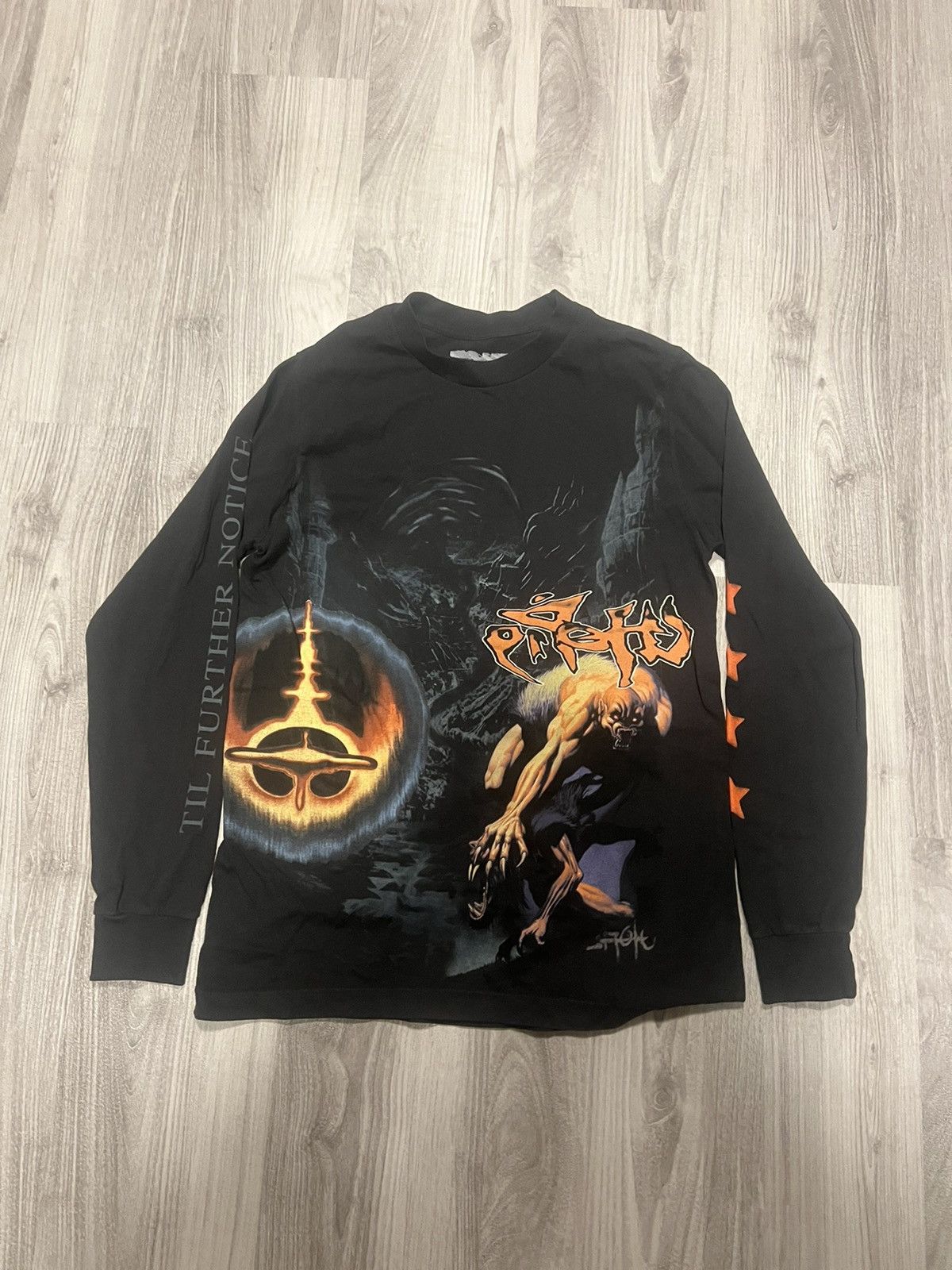 image of Travis Scott Utopia Long Sleeve Circus Maximus Tour in Black, Men's (Size Small)