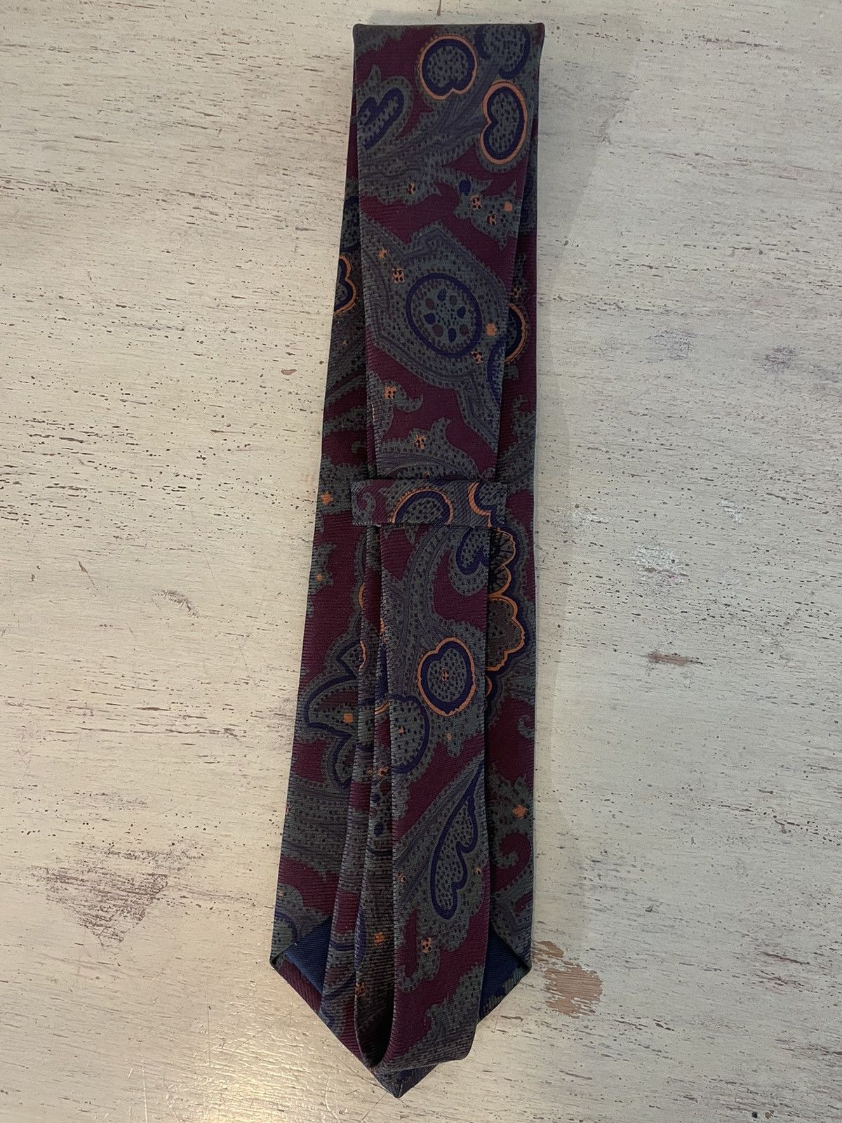 Polo Ralph Lauren Paisley Print Silk Tie Size ONE SIZE - 4 Thumbnail