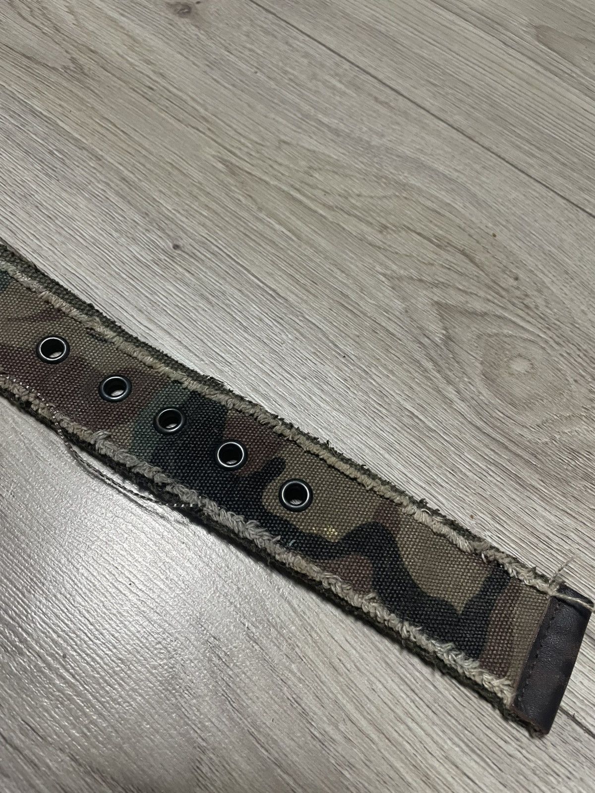 Vintage Vintage Military Camouflage Belt Avant Garde Camo Y2K Size ONE SIZE - 10 Thumbnail
