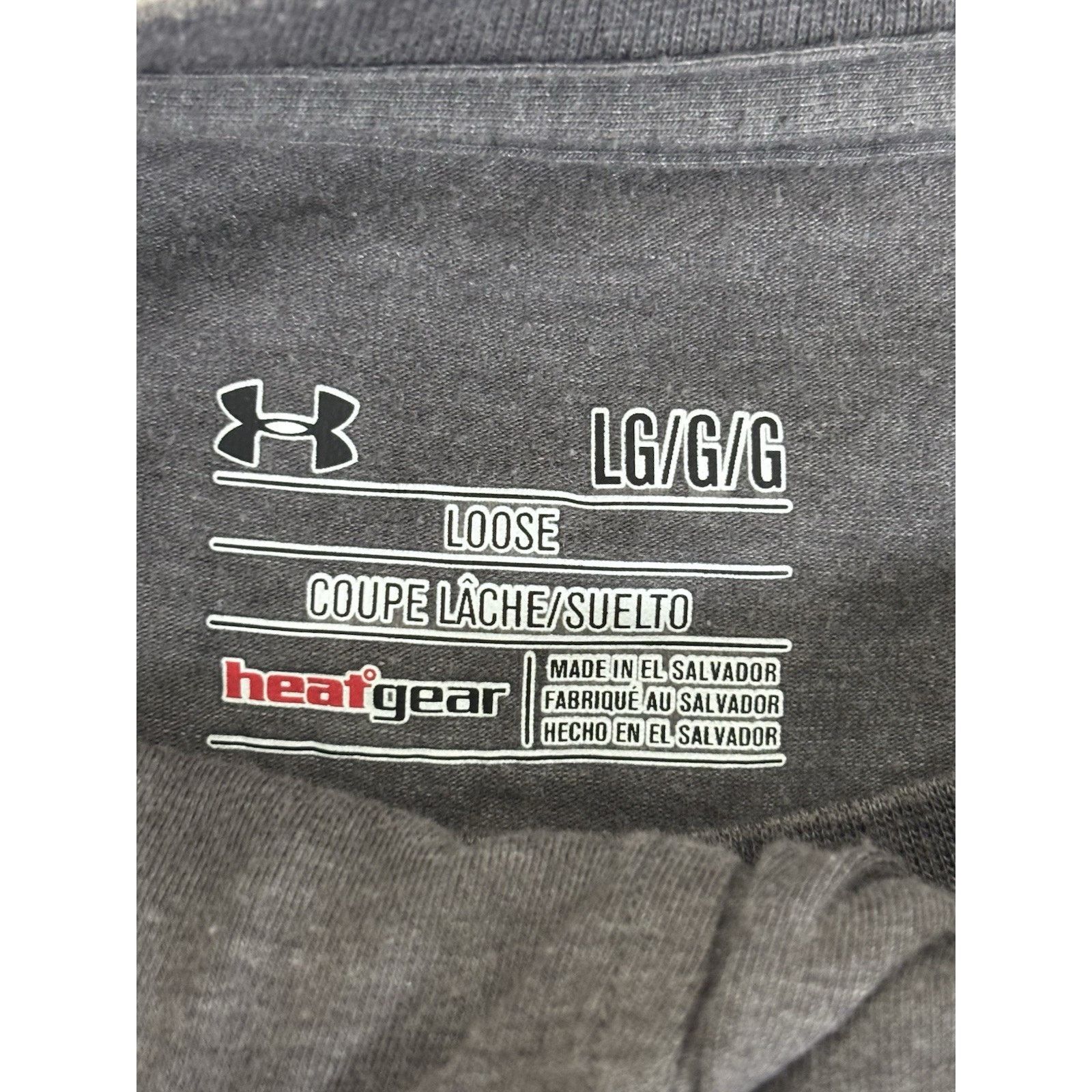 Under Armour Under Armour Large T-Shirt Gray with Fish Graphic Size US L / EU 52-54 / 3 - 6 Thumbnail