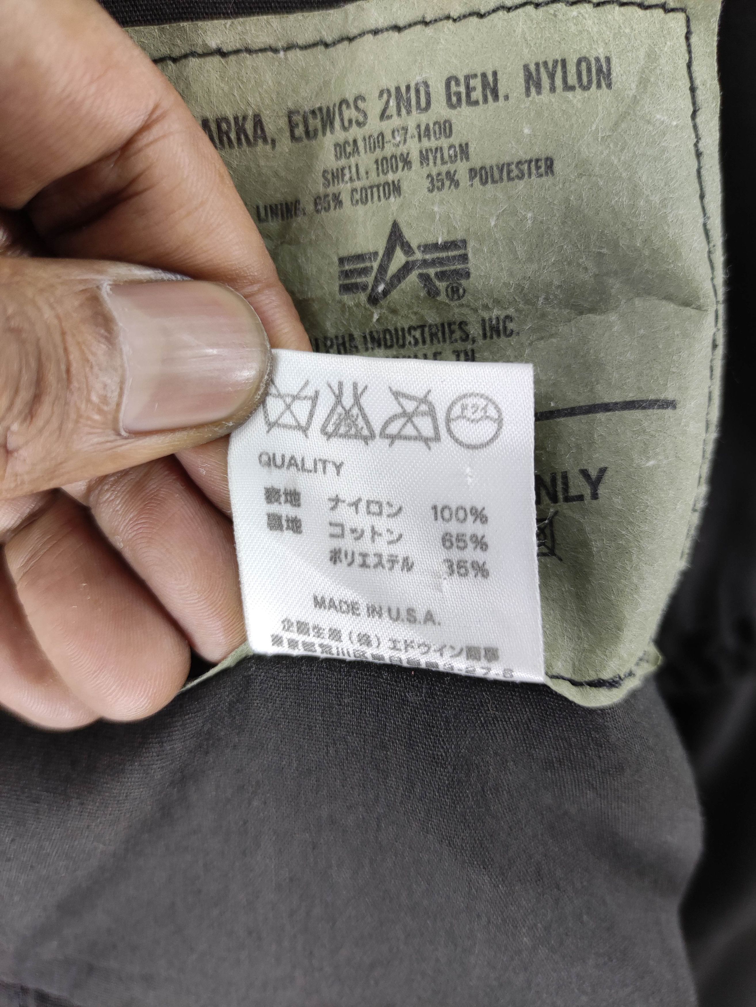 Alpha Industries Vintage Alpha Industries Parka Jacket With Hoodie Size US M / EU 48-50 / 2 - 11 Thumbnail
