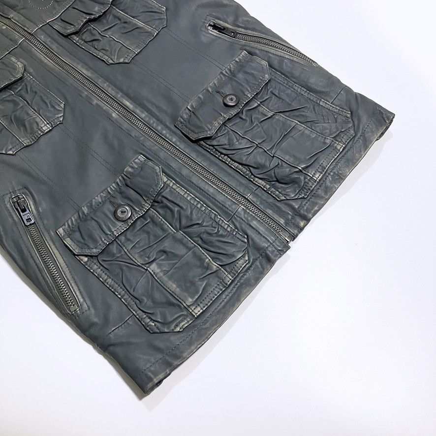 G-Star G-STAR RAW – Dryden Hooded Leather Jacket Size US M / EU 48-50 / 2 - 7 Thumbnail