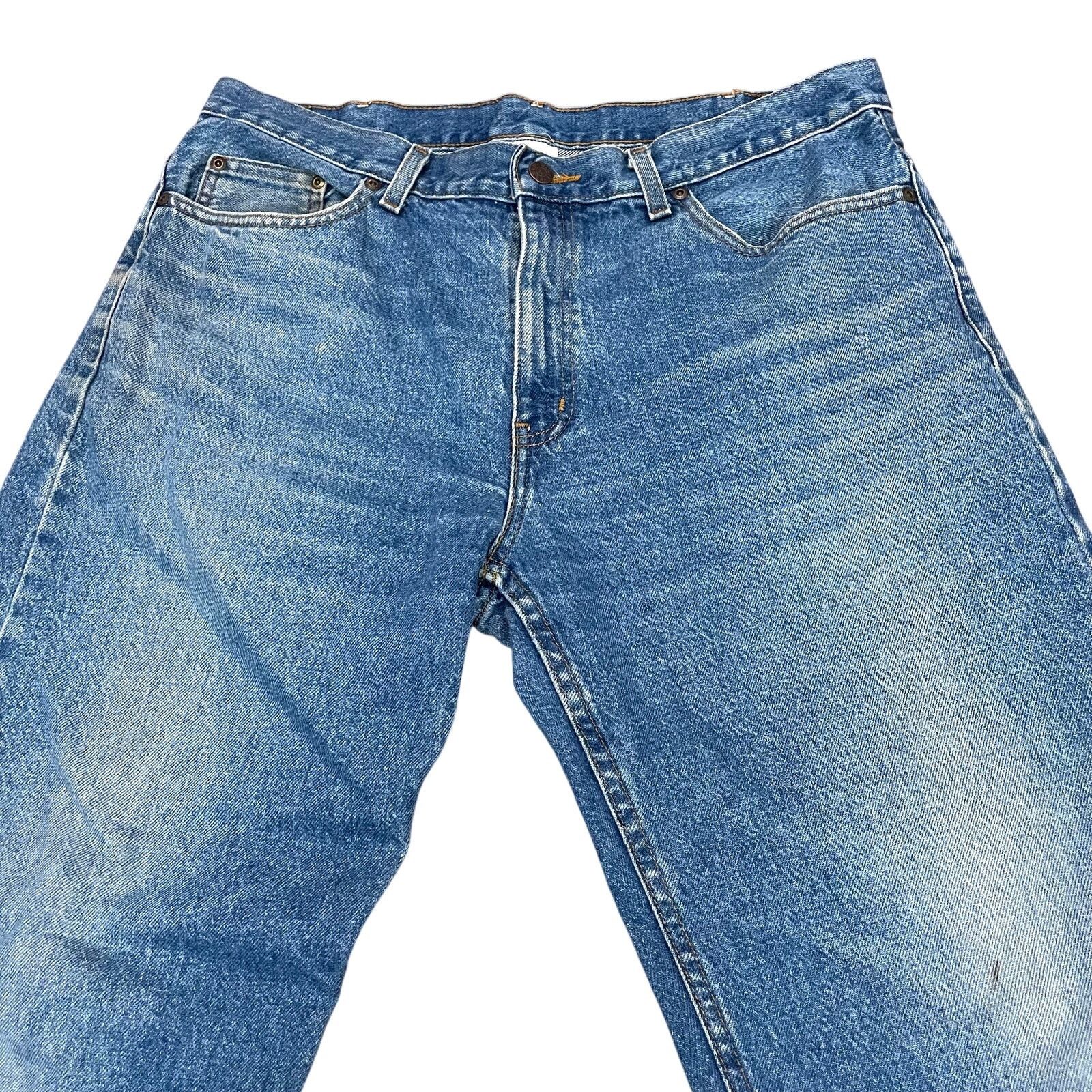 Faded Glory Vintage Faded Glory Relaxed Fit Denim Jeans - Size 36x29 Size US 36 / EU 52 - 5 Thumbnail
