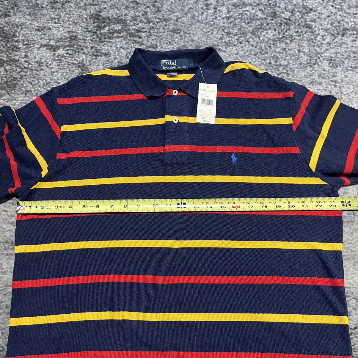 Polo Ralph Lauren Vintage Polo Ralph Lauren Striped Longsleeve Polo Shirt NEW Size US L / EU 52-54 / 3 - 8 Thumbnail