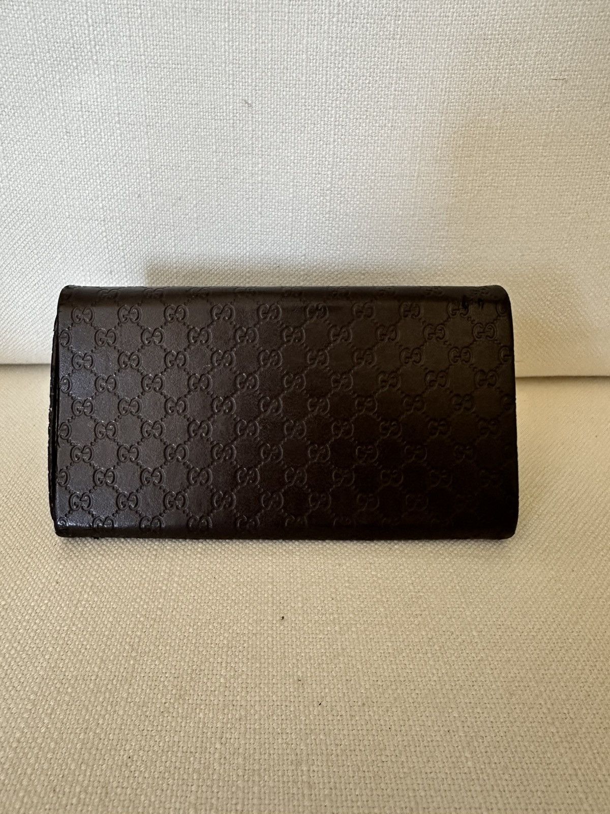 Gucci GUCCI Collapsible Triangular Leather SUNGLASS Case ONLY Size ONE SIZE - 3 Thumbnail