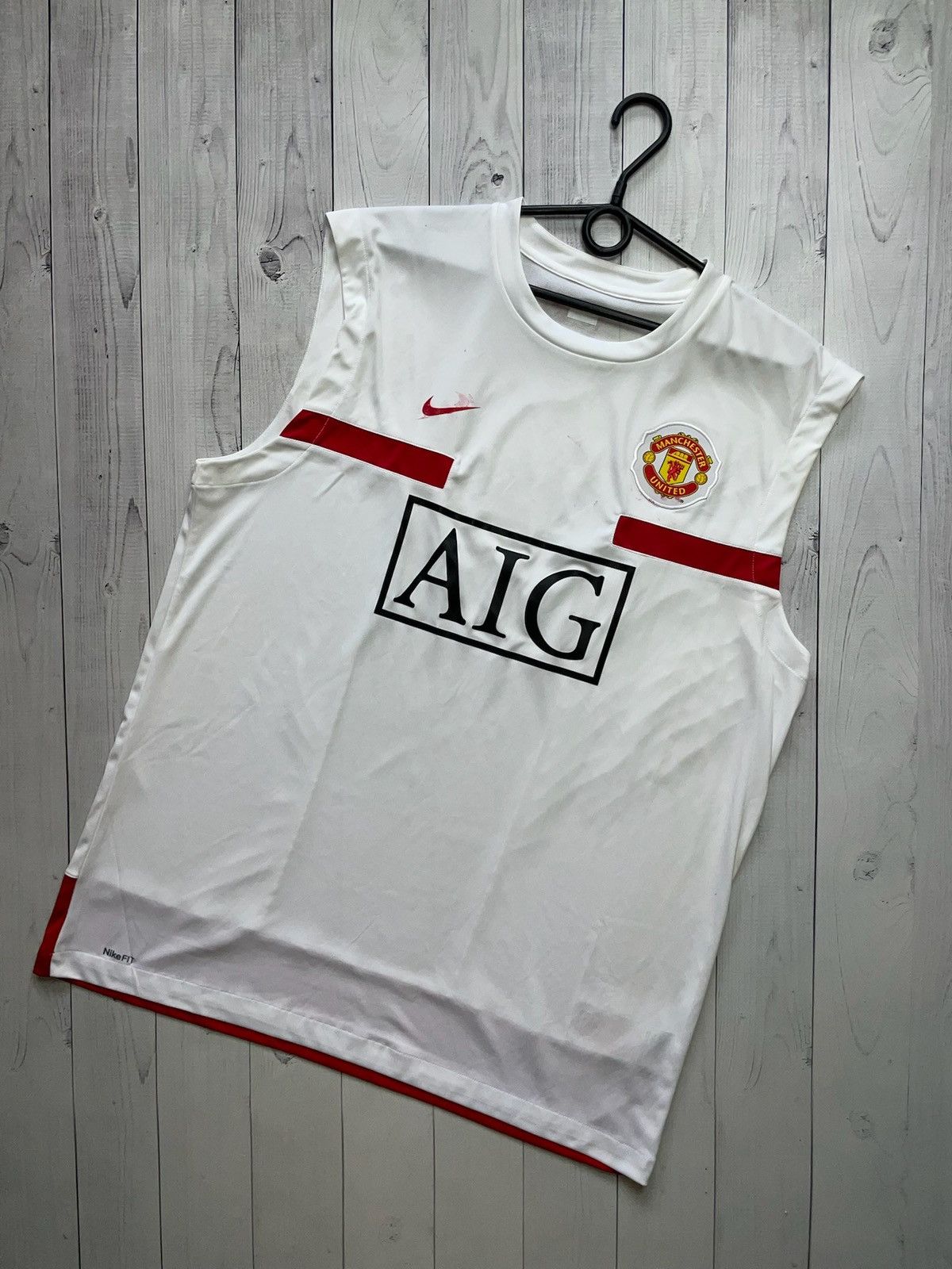 Vintage Vintage Nike Manchester United soccer tee logo training XL Size US XL / EU 56 / 4 - 1 Thumbnail