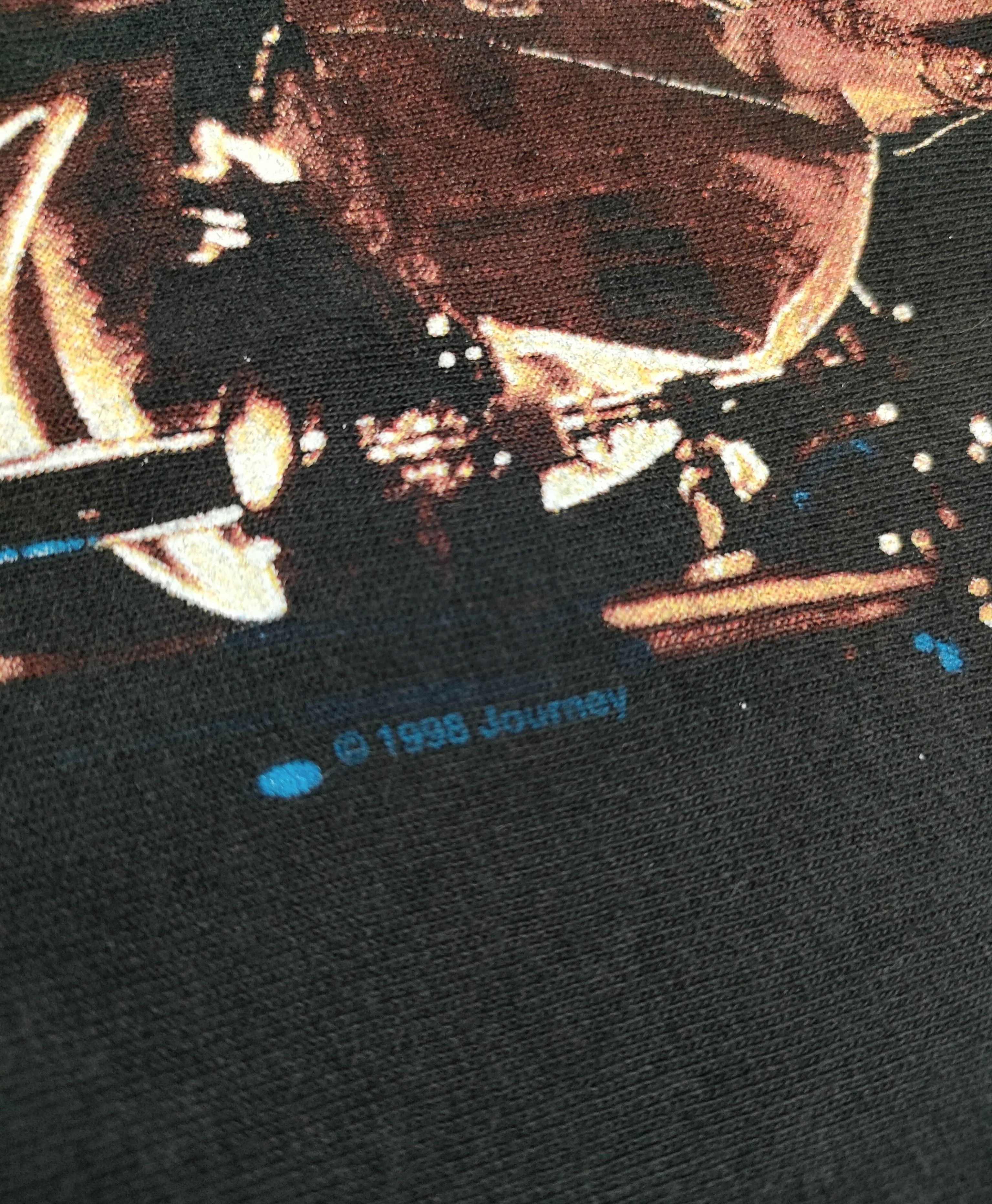 Band Tees × Vintage 90s JOURNEY SUMMER '99 TOUR Vintage T-Shirt Size US XL / EU 56 / 4 - 3 Thumbnail