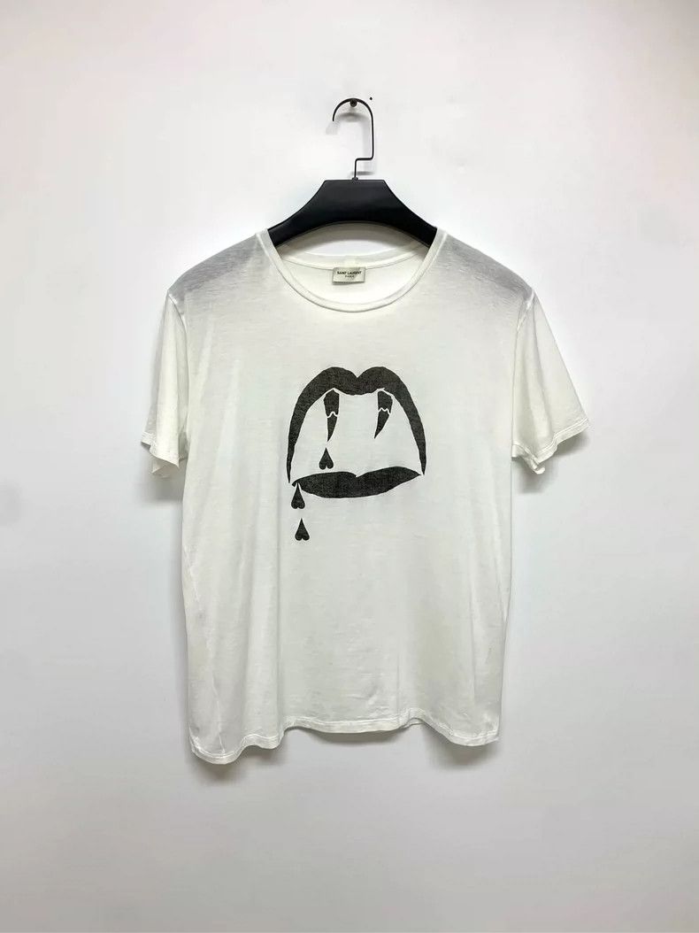 Saint Laurent Paris Saint laurent paris Chest printed short sleeve 2506-Nextarr Size US M / EU 48-50 / 2 - 1 Thumbnail