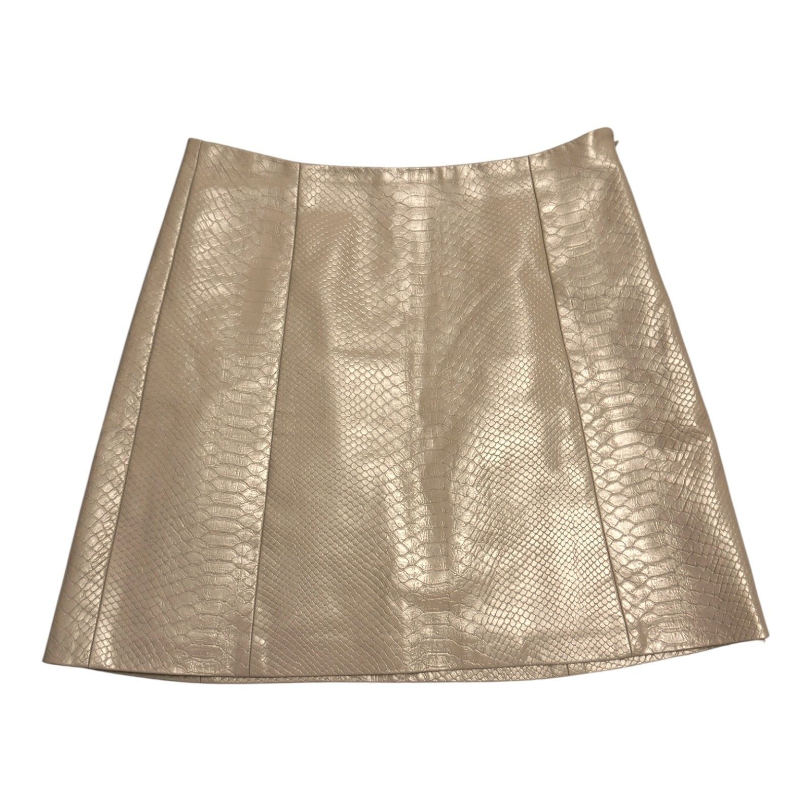 Aritzia BABATON ARITZIA Faux Leather Snake Skin Mini Skirt 4 Size 27" / US 4 / IT 40 - 1 Thumbnail