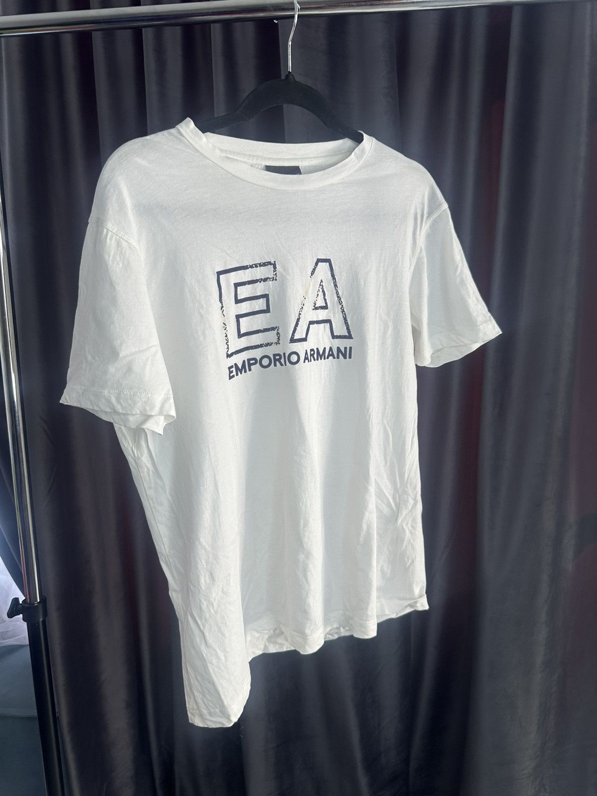Armani × Emporio Armani × Giorgio Armani Emporio Armani white t-shirt Size US L / EU 52-54 / 3 - 2 Thumbnail