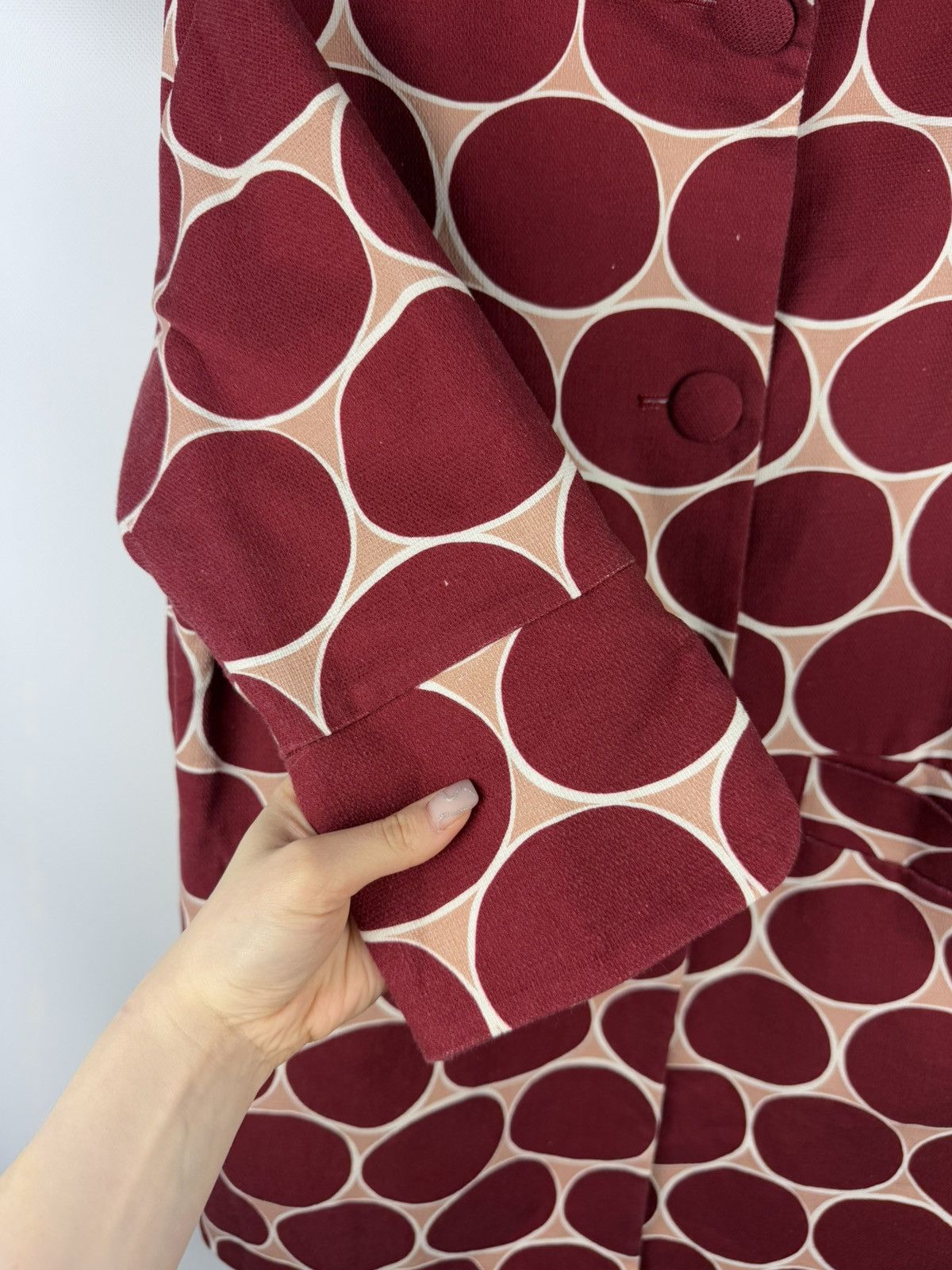Herno Herno Ladies Polka Dot Trench Coat Jacket Size 44 Size M / US 6-8 / IT 42-44 - 11 Thumbnail