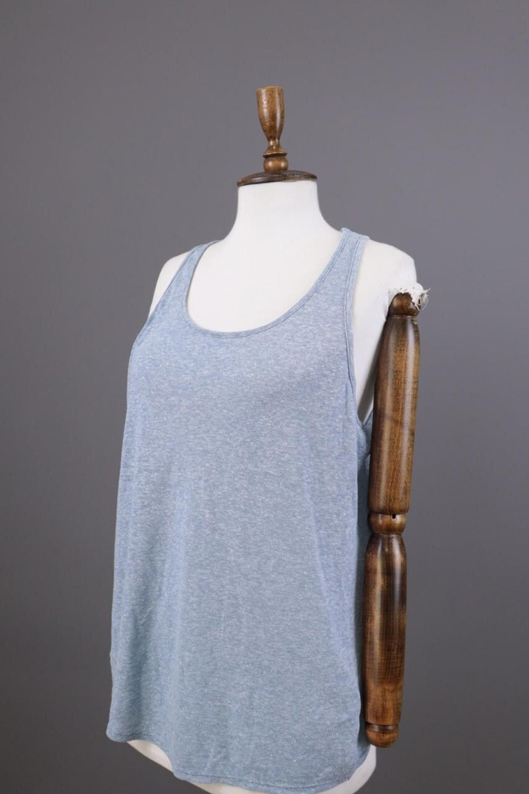 Patagonia Patagonia Blue Linen Sleeveless Summer T-Shirt Size XL Size XL / US 12-14 / IT 48-50 - 4 Thumbnail