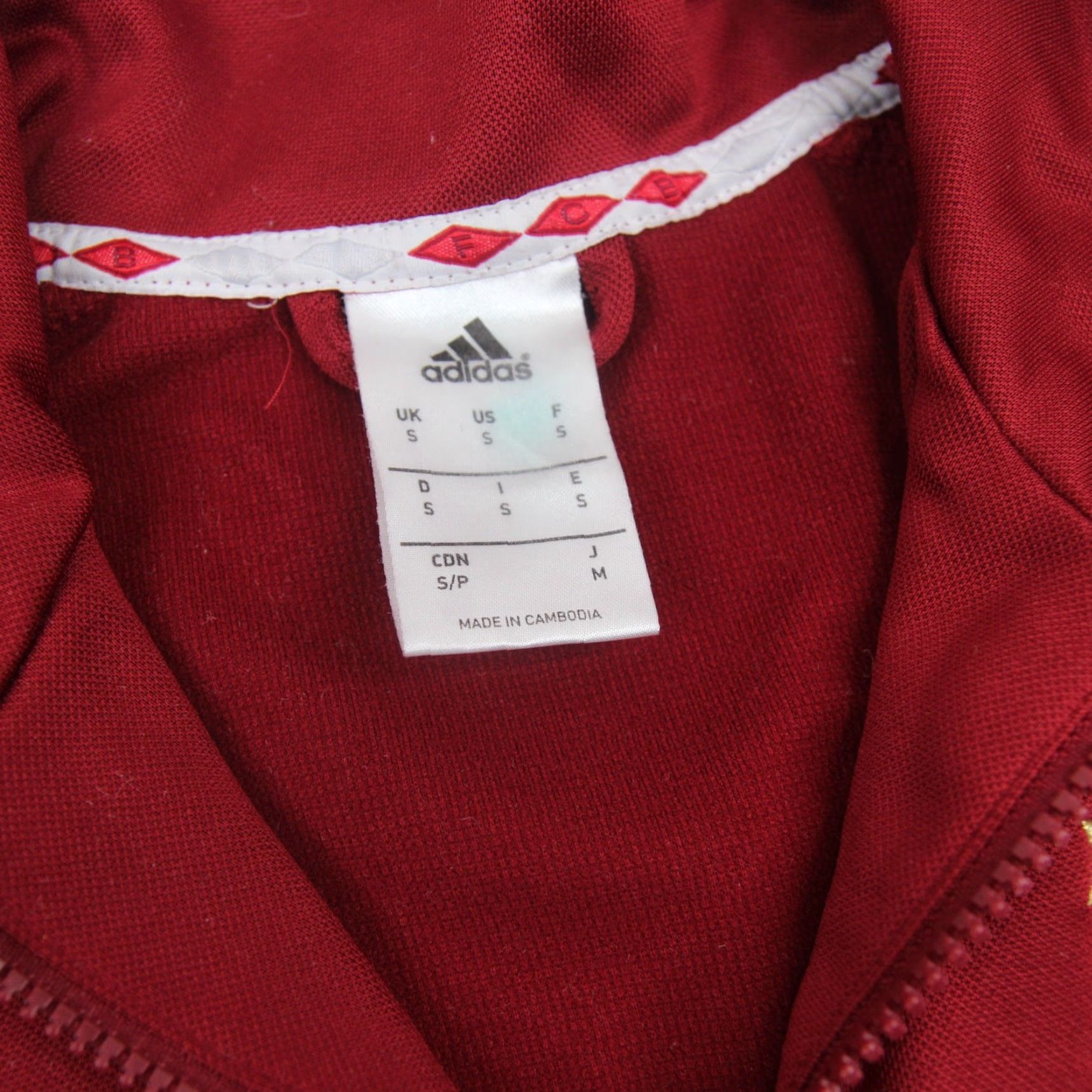 Adidas Adidas Track Jacket Bayern Munchen F.C. Red S Mens Size US S / EU 44-46 / 1 - 3 Thumbnail