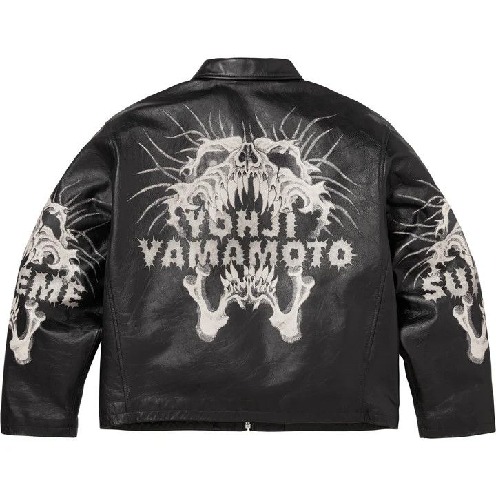 Supreme × Yohji Yamamoto Supreme Y's by Yohji Yamamoto Leather Jacket Size US XL / EU 56 / 4 - 3 Thumbnail