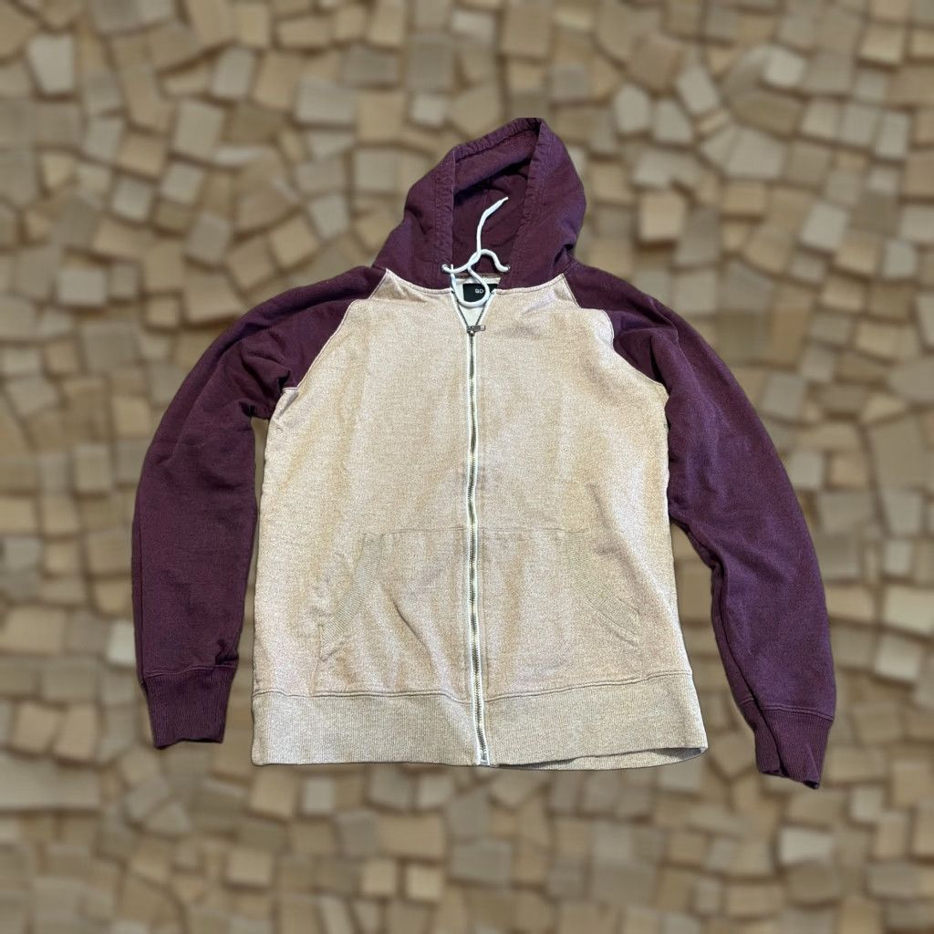Bdg BDG Hoodie Women’s Large Brown Maroon Full Zip Sweater Regular Fit Size L / US 10 / IT 46 - 1 Thumbnail