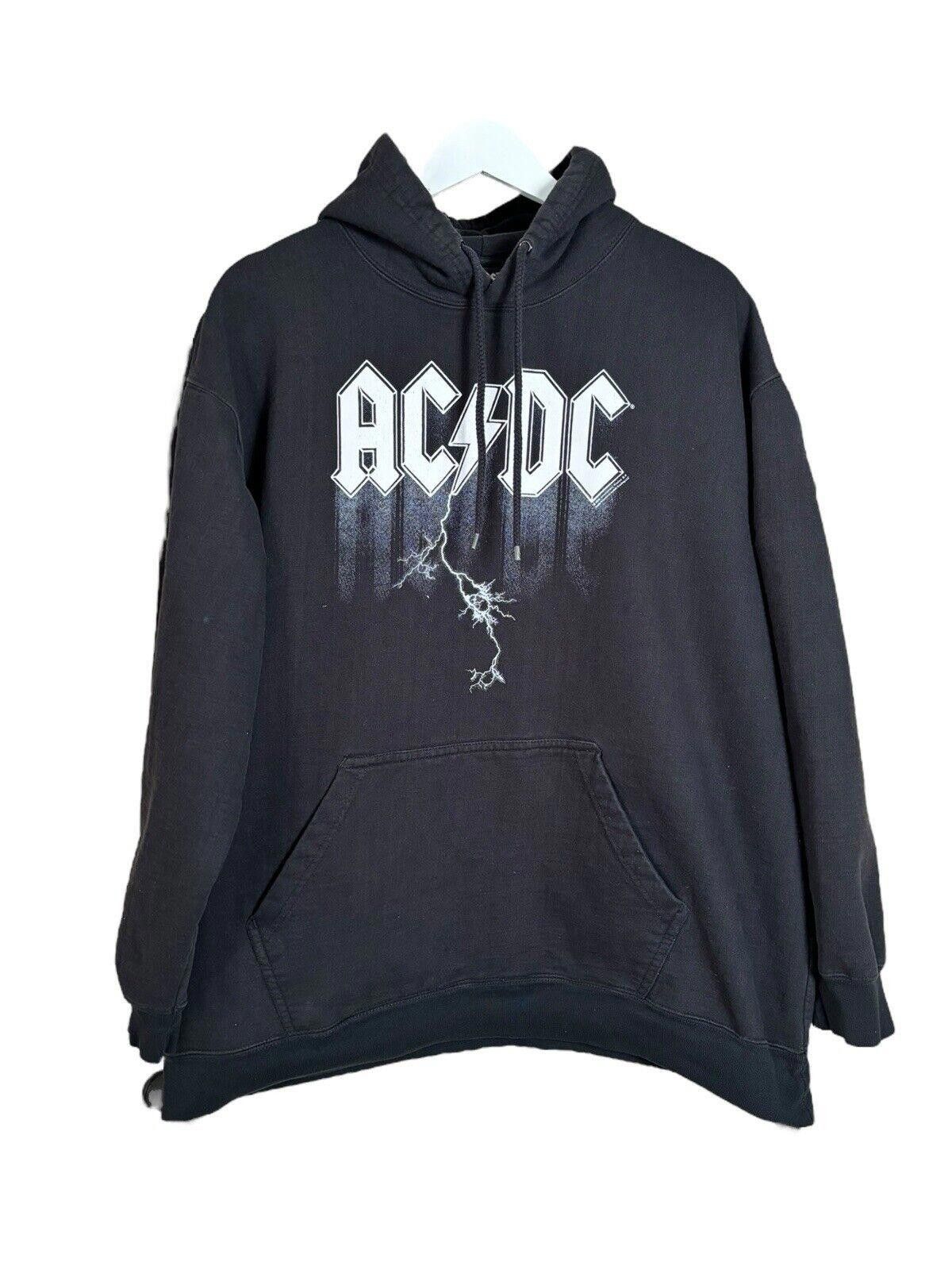 Vintage AC/DC 2008 Lightning Pullover Hoodie XL Black Rockware Size US XL / EU 56 / 4 - 1 Thumbnail