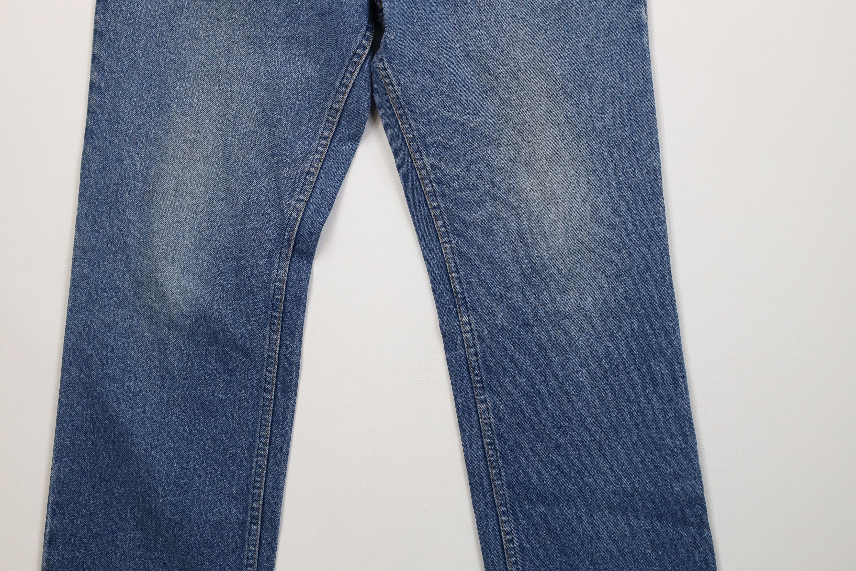 Vintage Vintage 70s Streetwear Straight Leg Denim Jeans Blue USA Size US 34 / EU 50 - 4 Thumbnail