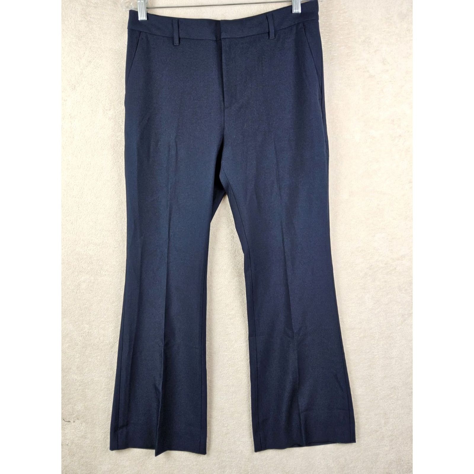 Banana Republic Banana Republic Women's Dress Pants Navy Blue Stretch Petite 8P Size 28" / US 6 / IT 42 - 2 Thumbnail