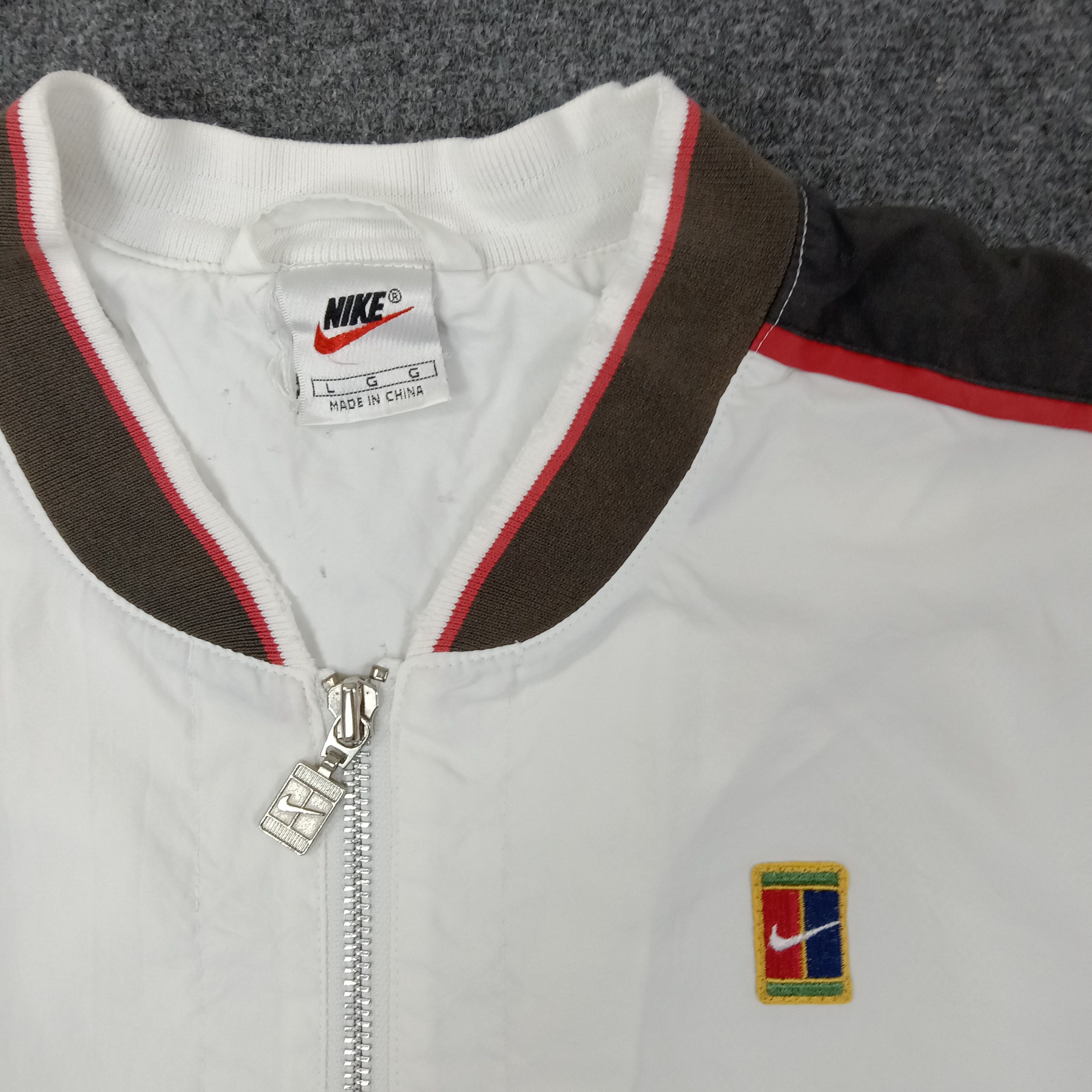 Nike Nike Court American Sport Windbreaker Sweatshirt C254N7 Size US L / EU 52-54 / 3 - 2 Thumbnail