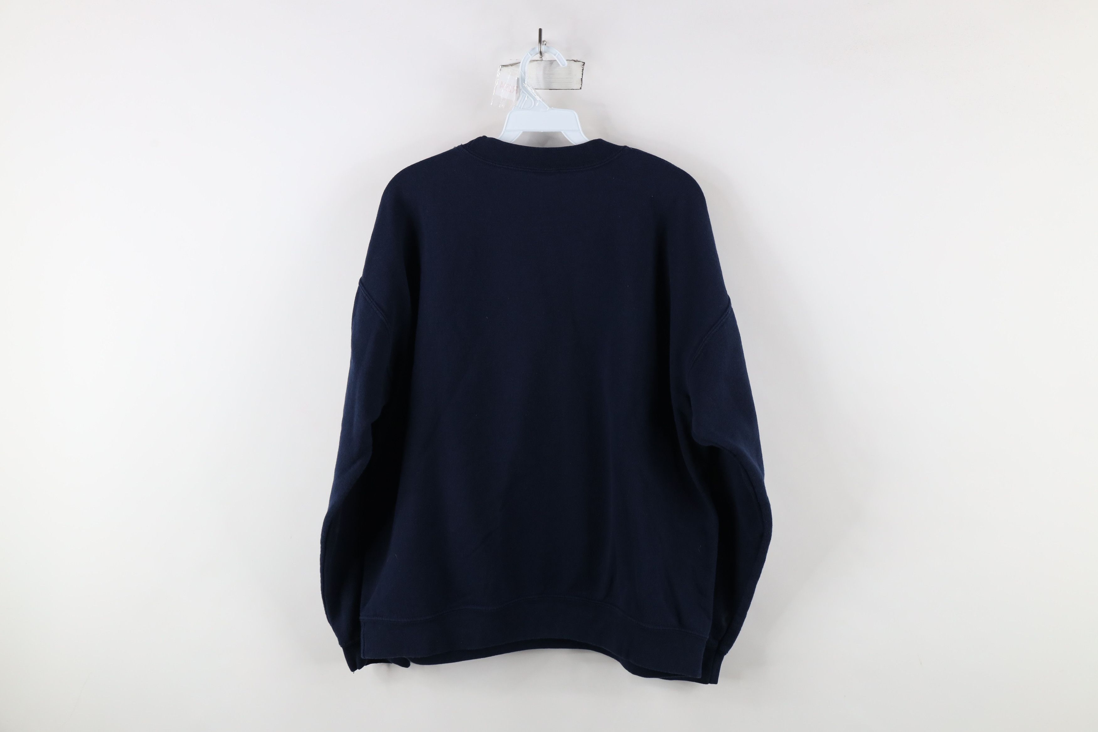 Vintage Vintage Christmas Santa Claus Postage Stamp Sweatshirt Blue Size L / US 10 / IT 46 - 8 Thumbnail