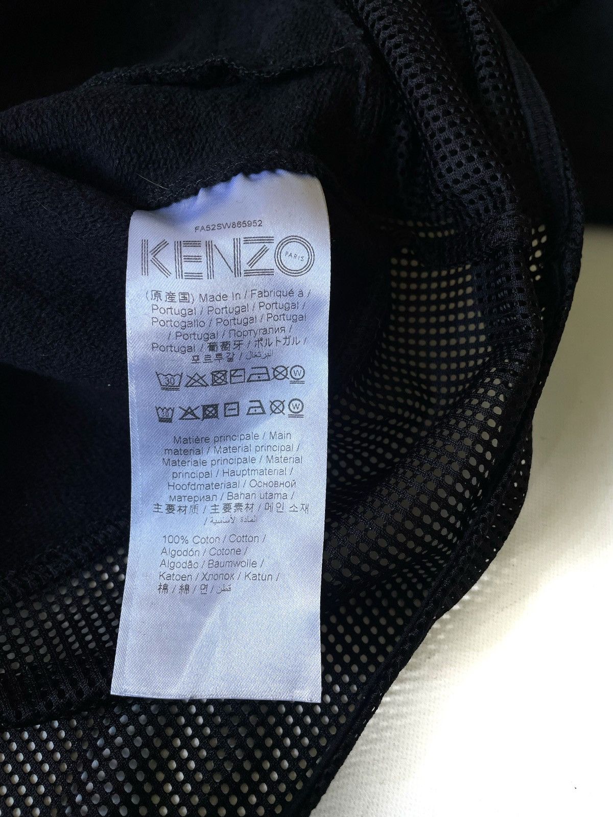 Kenzo Kenzo Women Black Hoodie Big Logo Made In Portugal Size L Size L / US 10 / IT 46 - 9 Thumbnail