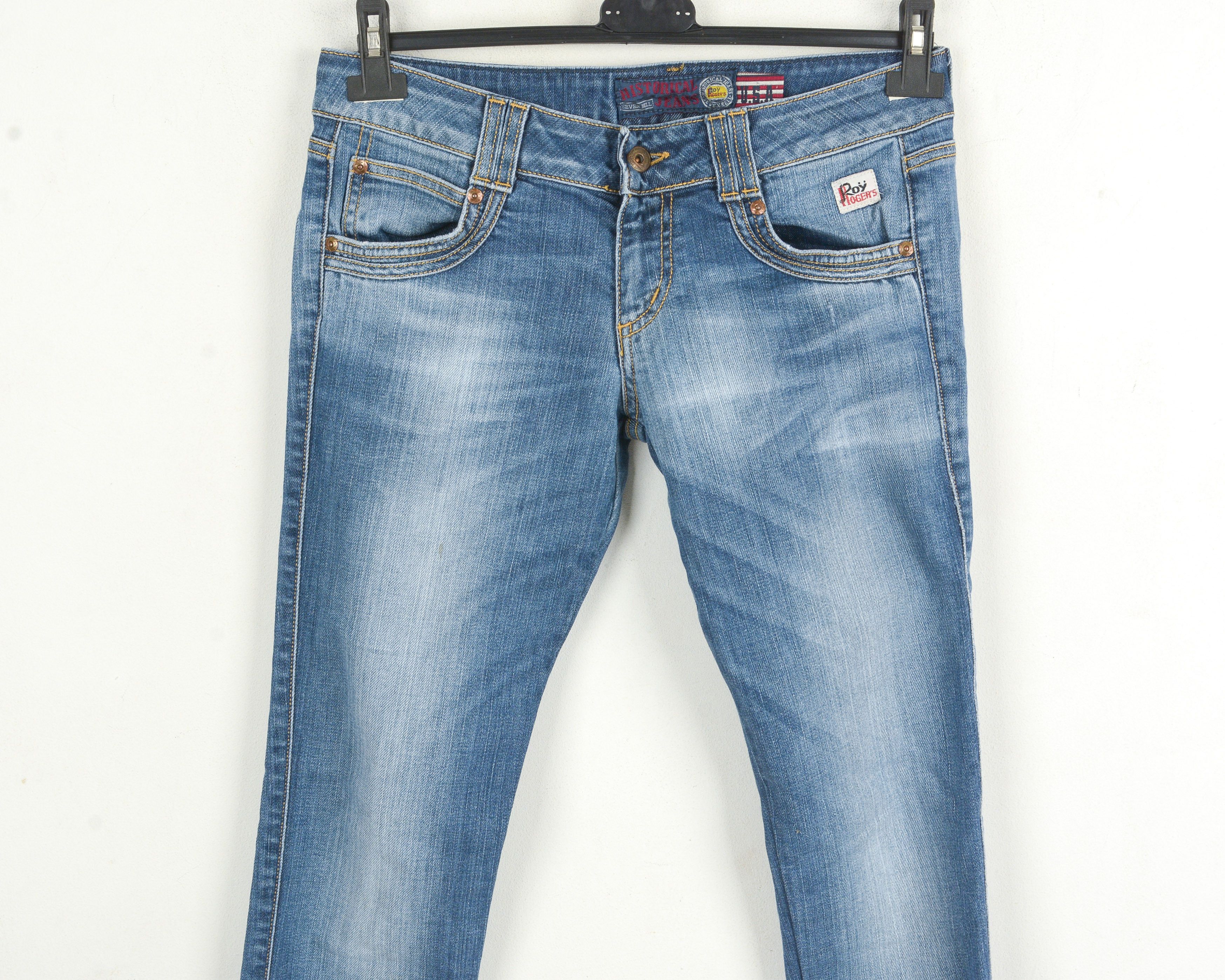 Other ROY ROGER'S Push Up Elastic IT W29 L43 Skinny Jeans Italy Size 29" - 2 Thumbnail