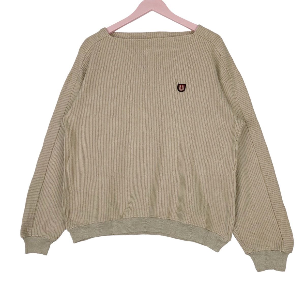 Emanuel Ungaro × Vintage Vintage Emanuel Ungaro Paris Small Embroidered Crewneck Size L / US 10 / IT 46 - 2 Thumbnail