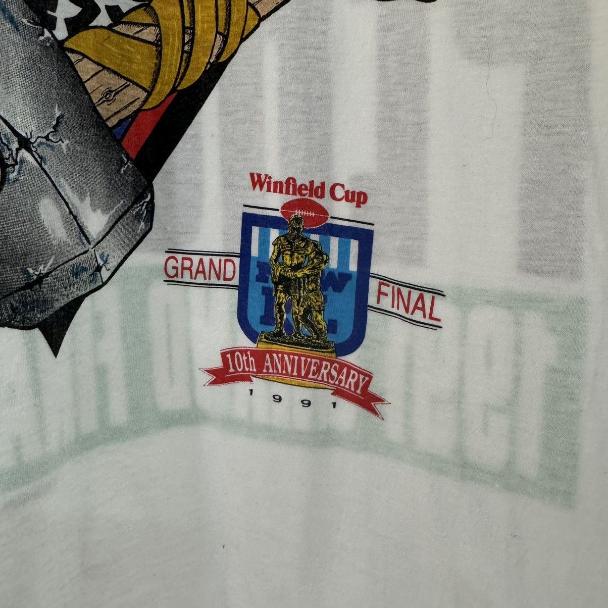 Vintage 91’s Winfield Cup Canberra Raiders Tee Size US XXL / EU 58 / 5 - 5 Thumbnail