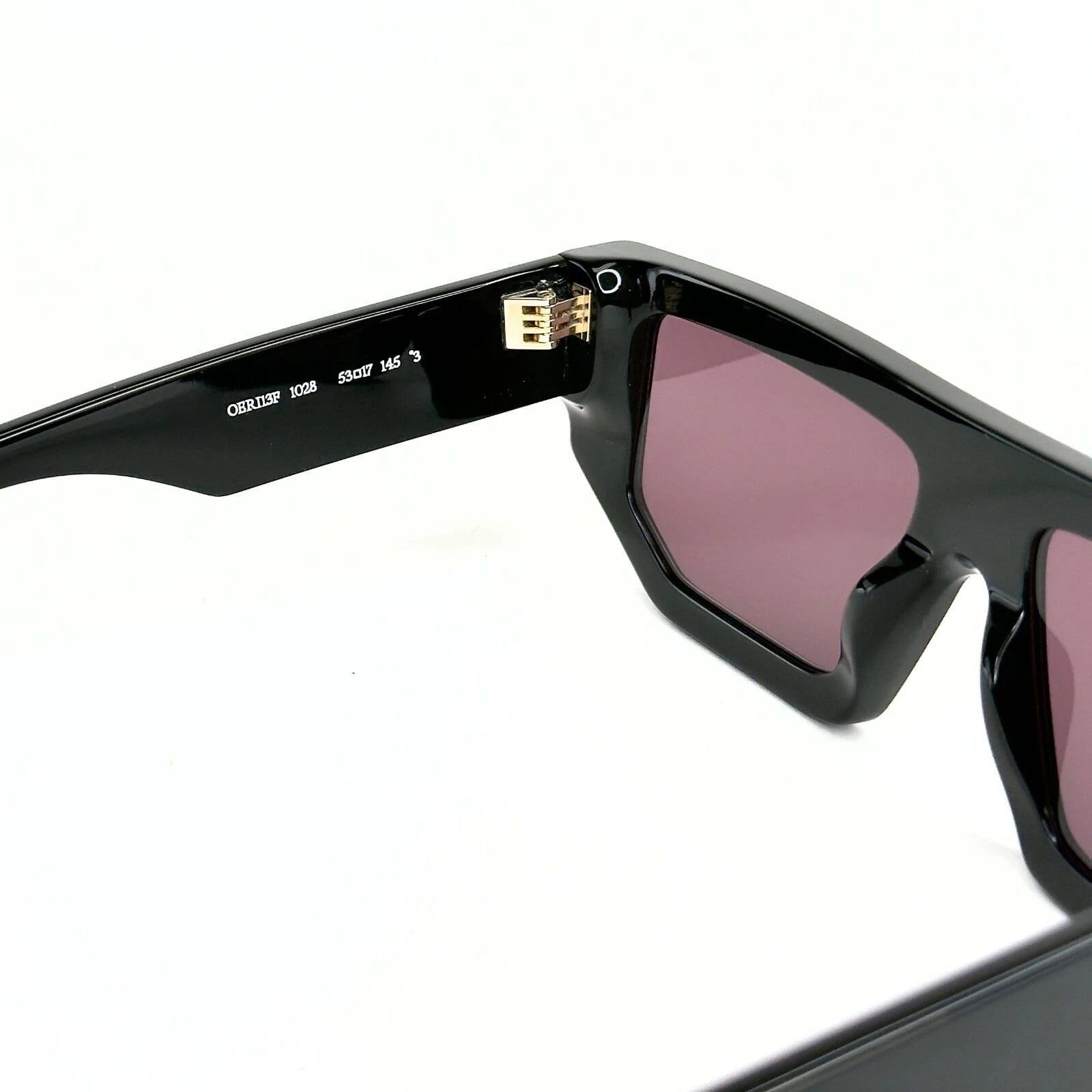Off-White OFF-WHITE 13F OERI13F Black Purple VANCOUVER Sunglasses Size ONE SIZE - 6 Thumbnail