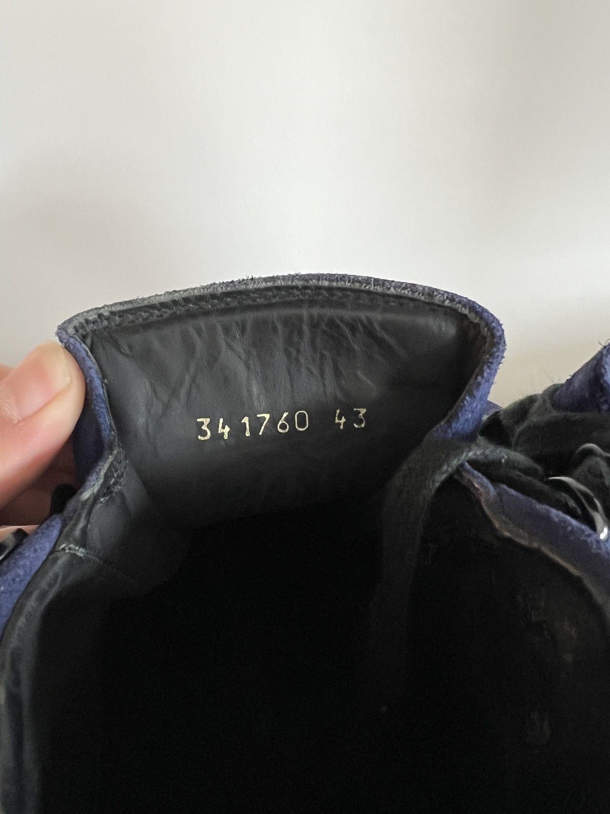 Balenciaga Balenciaga Arena Suede (Dark blue) Size US 10 / EU 43 - 6 Thumbnail