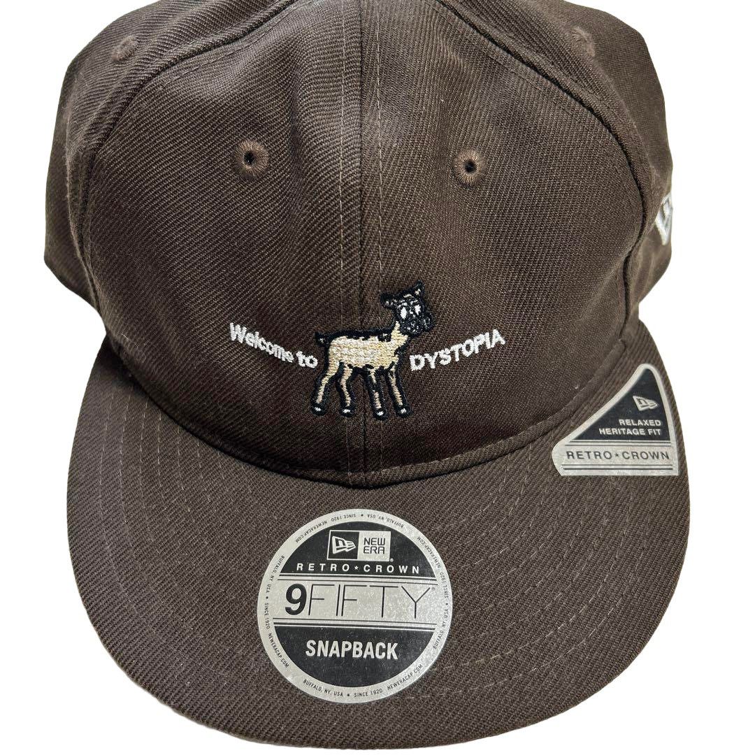 Undercover Undercover x New Era SnapBack Welcome to Dystopia Cap Brown |  Grailed