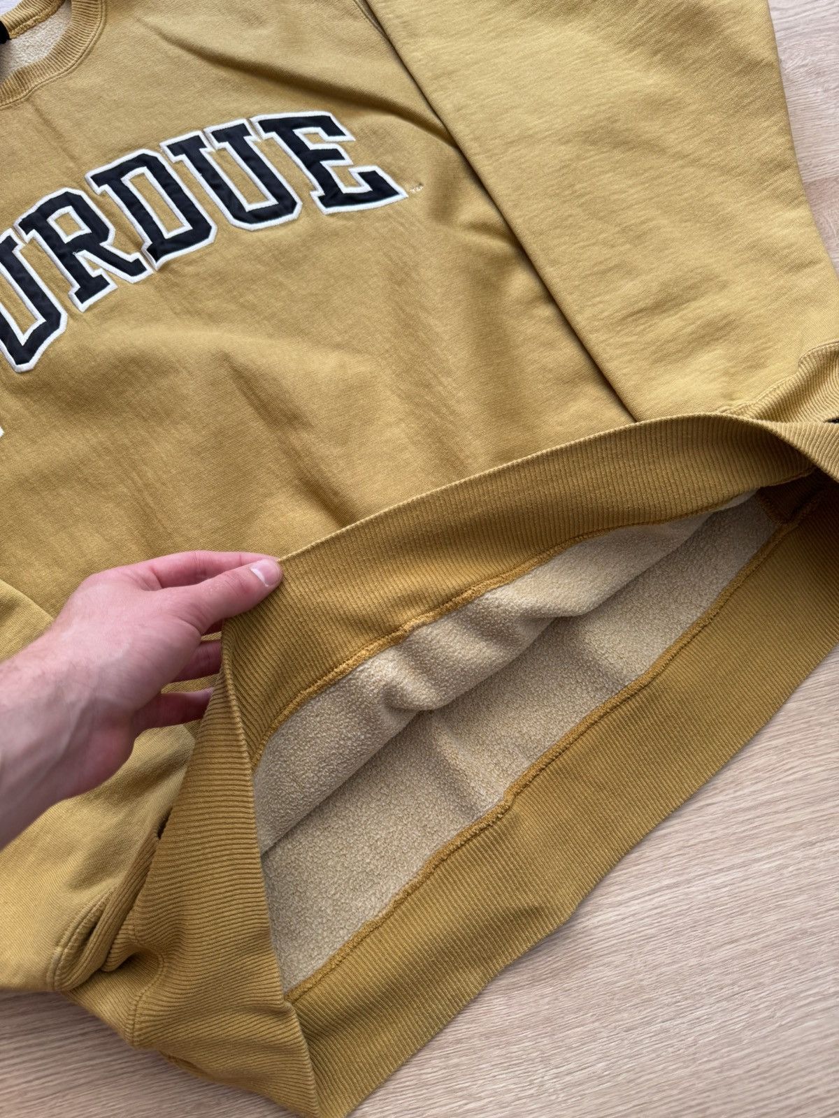 Steve And Barrys Vintage 00s Steve&Barrys Perdue University Baggy Sweatshirts Size US L / EU 52-54 / 3 - 6 Thumbnail