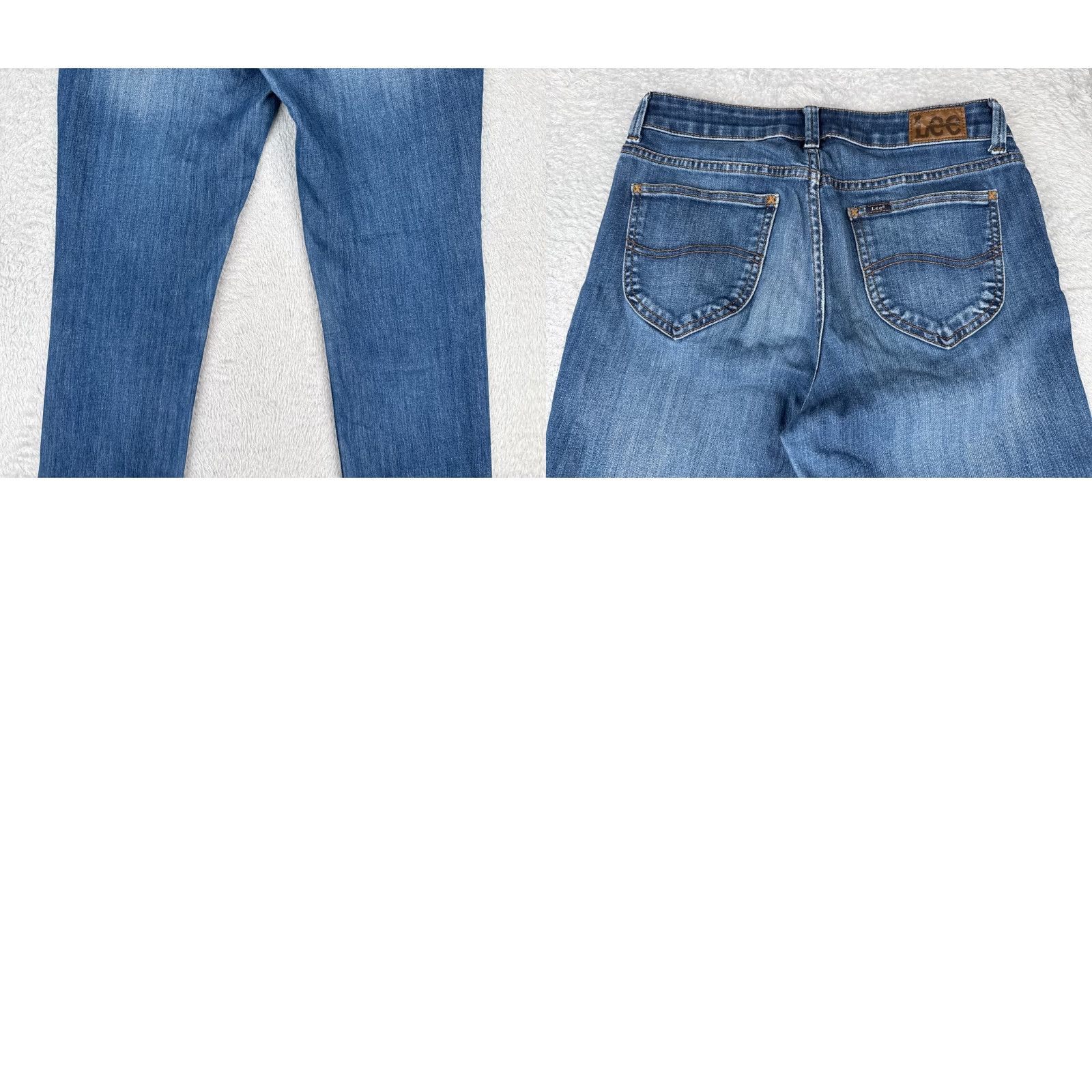Lee Lee Jeans Women Regular Jeans 28x29 Blue Denim Mid Rise 28 Waist 29 Inseam 5-Pocket USA 90s Size 28" / US 6 / IT 42 - 10 Thumbnail