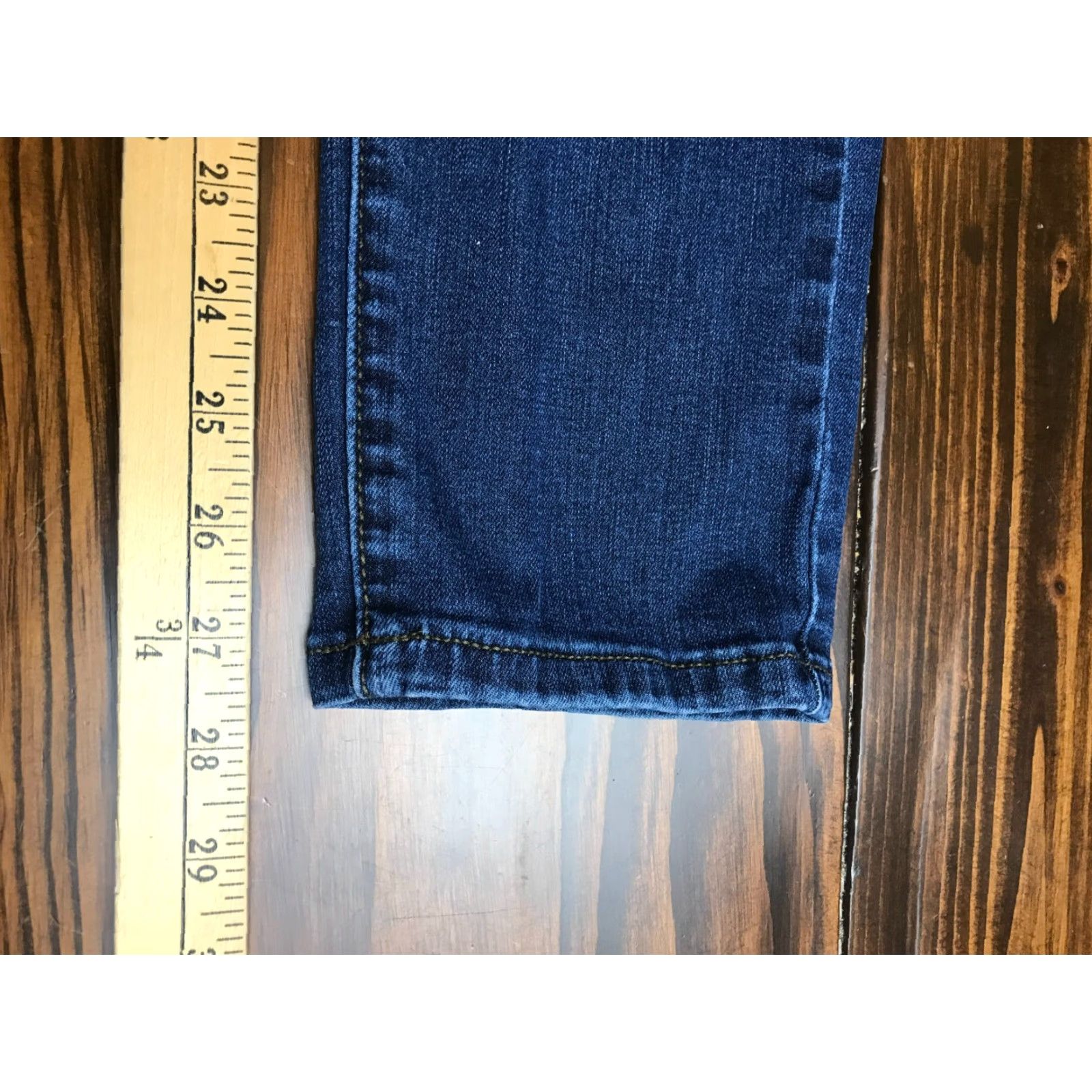 Vintage Sonoma Jeans Women's Size 10 Short Blue Denim Skinny Pockets Size 32" / US 10 / IT 46 - 5 Thumbnail