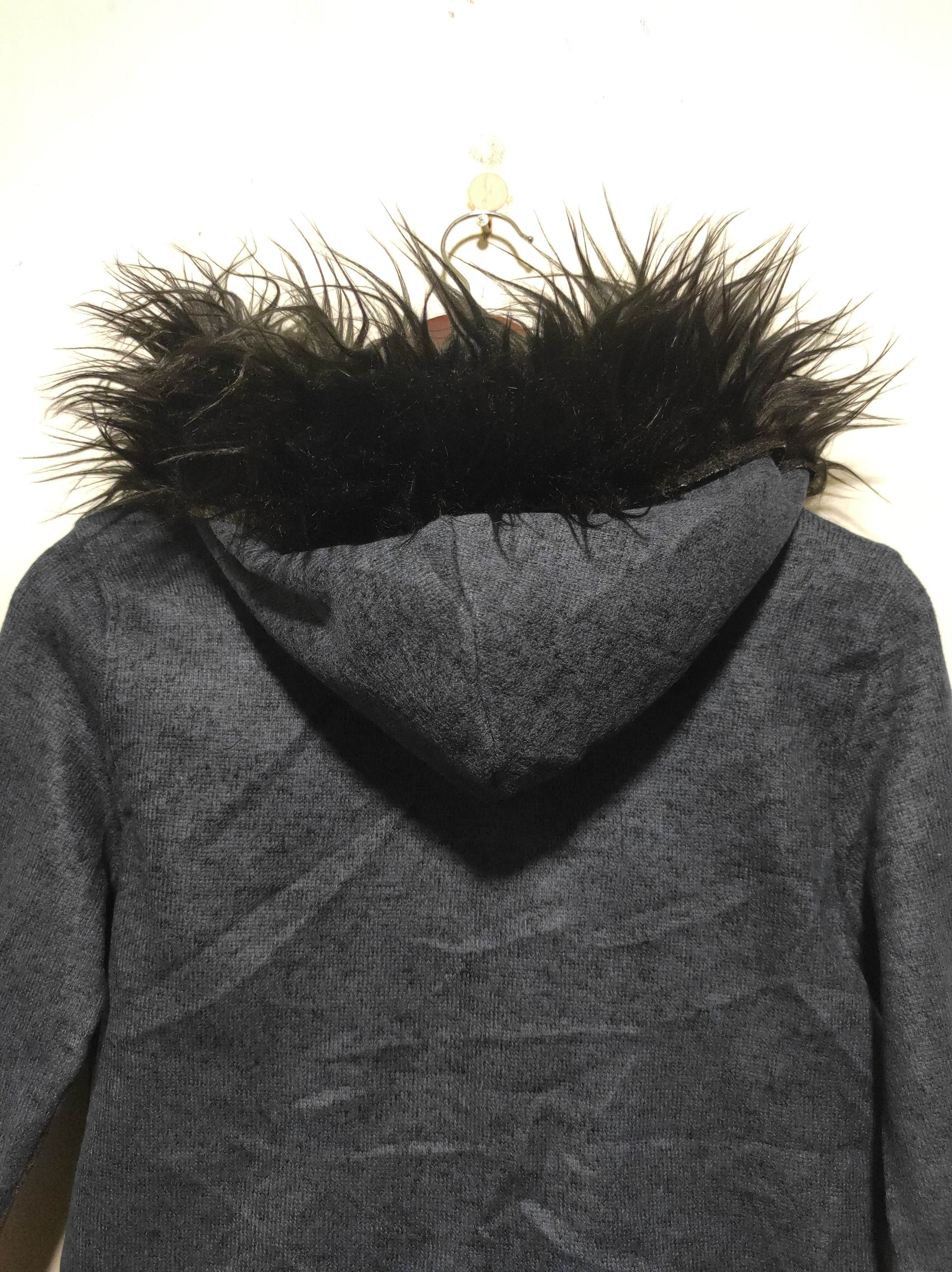 Japanese Brand TATE Zip Fur Hoodie LGB IfSixWasNine style Size US S / EU 44-46 / 1 - 11 Thumbnail