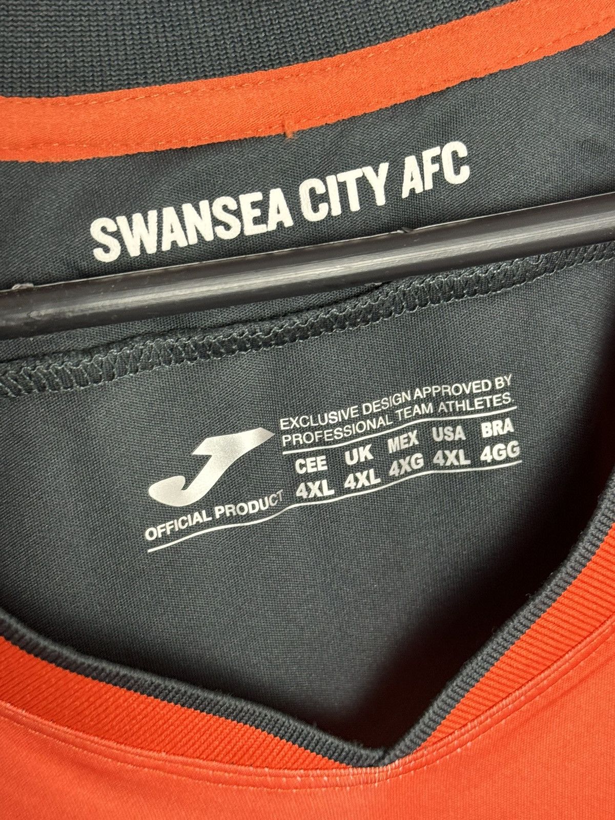 Joma 4XL Swansea City 18/19 Away Football Jersey Size US XXL / EU 58 / 5 - 6 Thumbnail