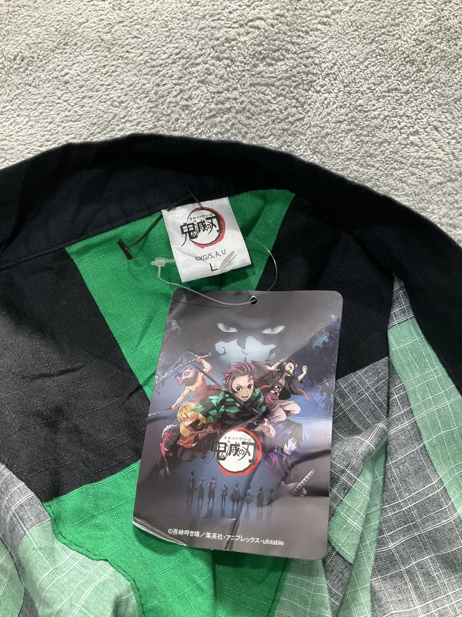 Cartoon Network × Japanese Brand Demon Slayer Kimono Tanjiro Deadstock Size US L / EU 52-54 / 3 - 8 Thumbnail