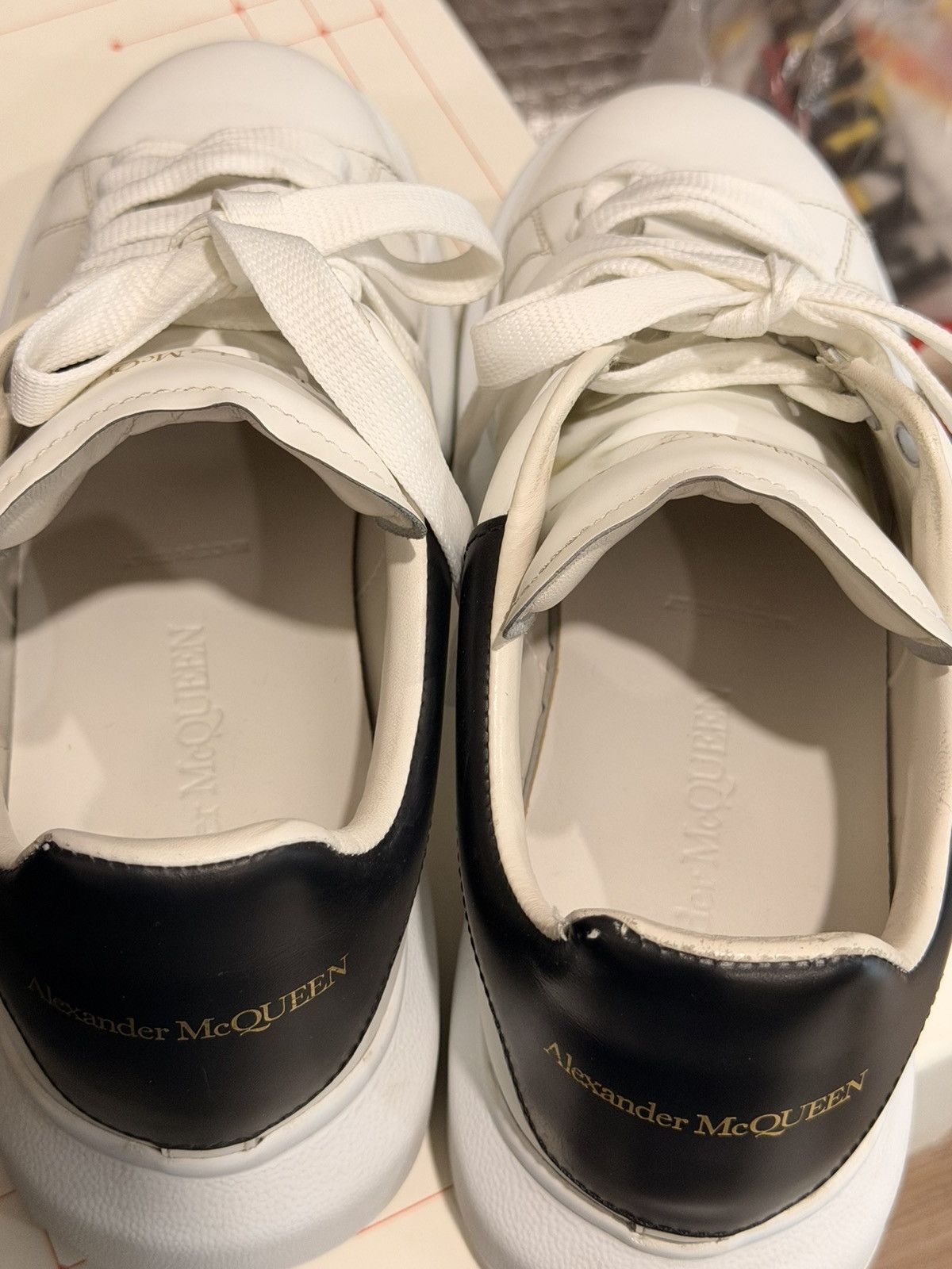 Alexander McQueen Alexander McQueen Larry Leather Sneakers Size US 8.5 / IT 38.5 - 11 Thumbnail