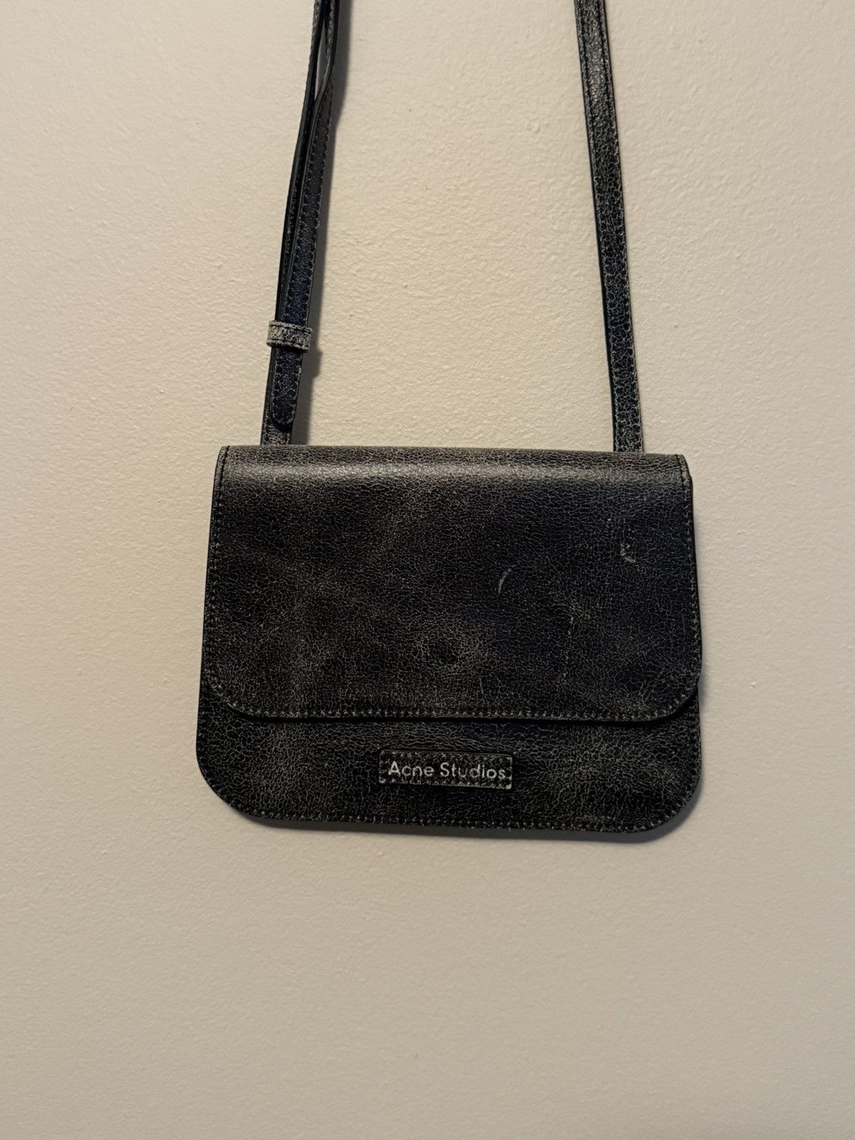 Acne Studios Acne Studios Crackle Small Crossbody Size ONE SIZE - 2 Thumbnail