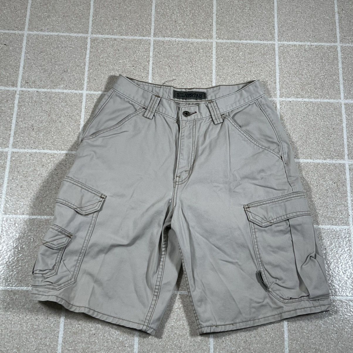 Levi's Levis Silvertab Shorts Mens 29 Cargo Y2K Baggy Skater Size US 29 - 1 Thumbnail