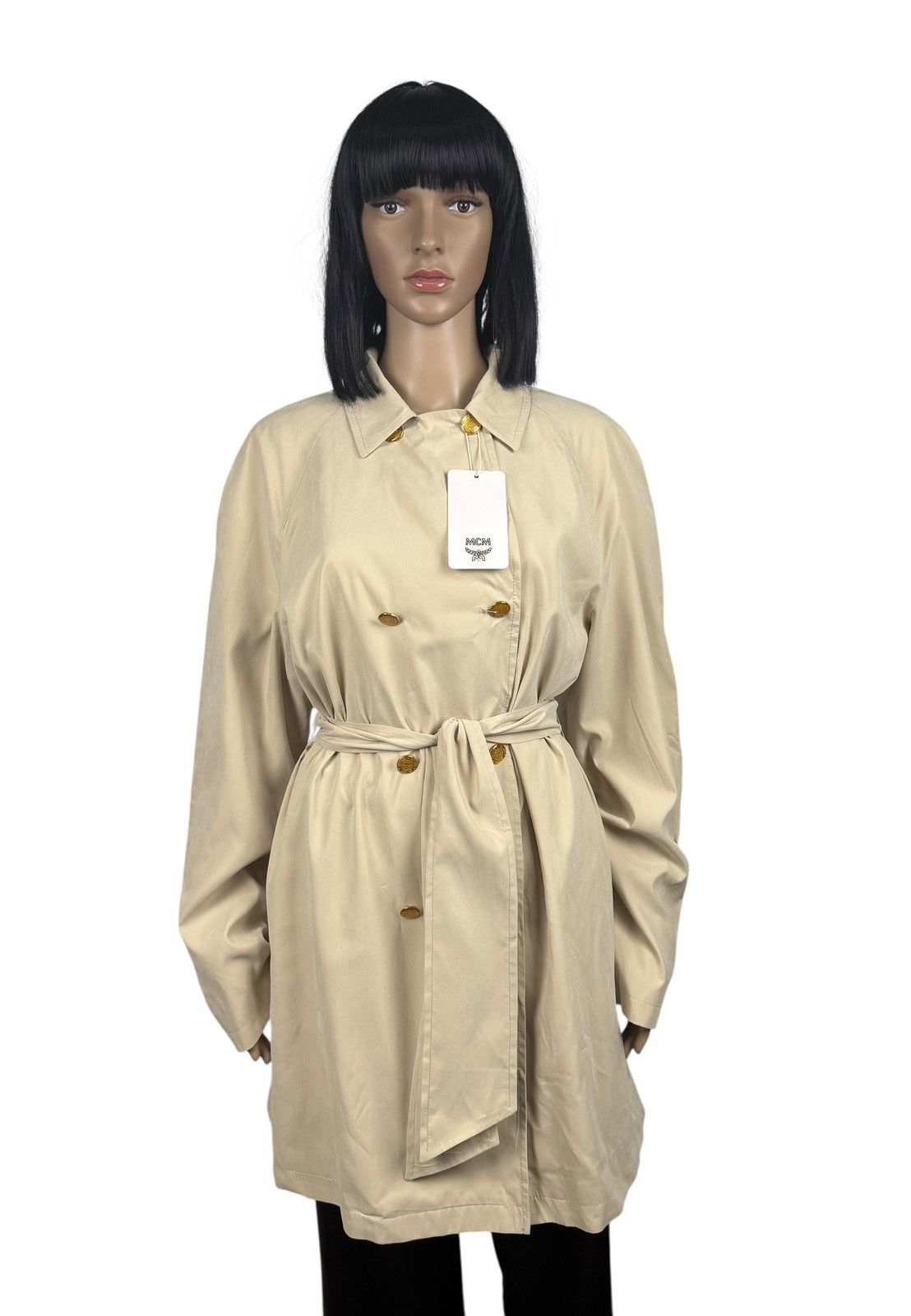 MCM MCM Munich Trench Coat Belted Beige size 44 Size M / US 6-8 / IT 42-44 - 3 Thumbnail
