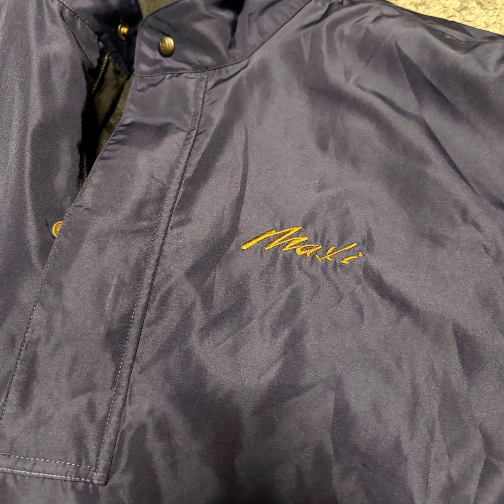 Footjoy Footjoy Dryjoy Jacket Windbreaker Mens Large Blue Short Sleeve Size US 33 - 2 Thumbnail