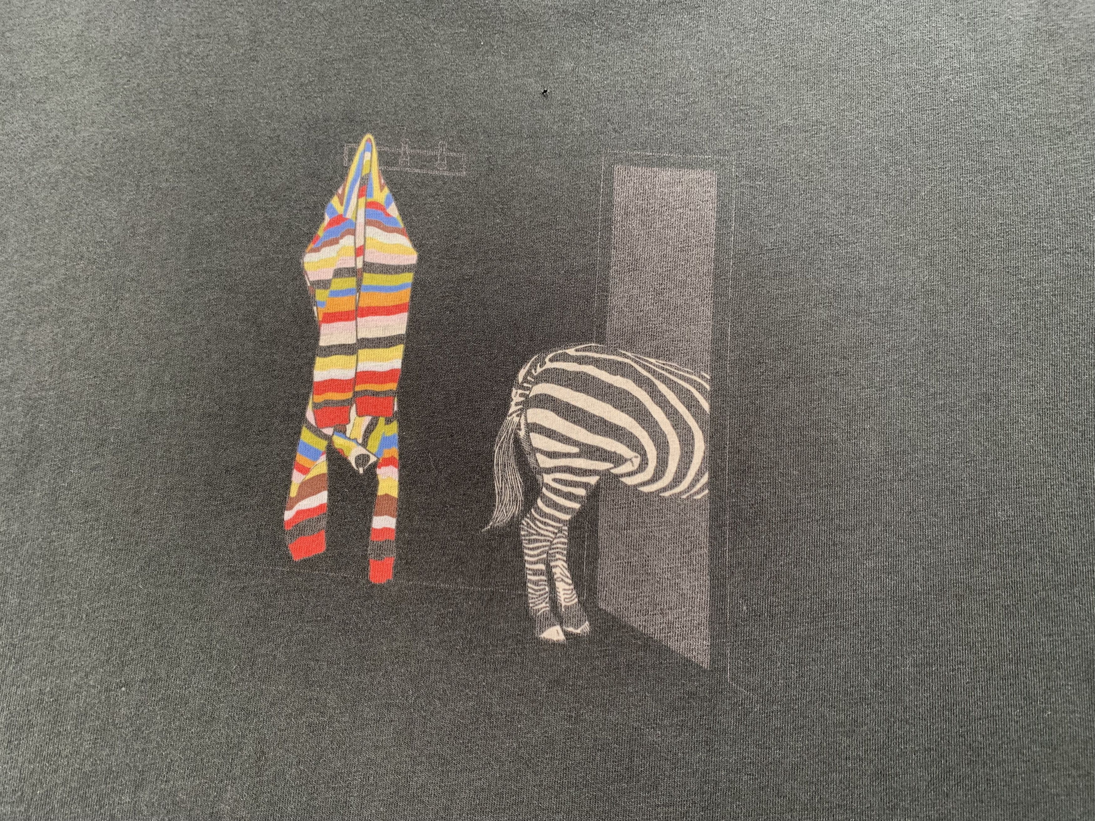 Designer × Paul Smith Paul Smith Khaki Cotton Printed T Shirt Size US S / EU 44-46 / 1 - 5 Thumbnail