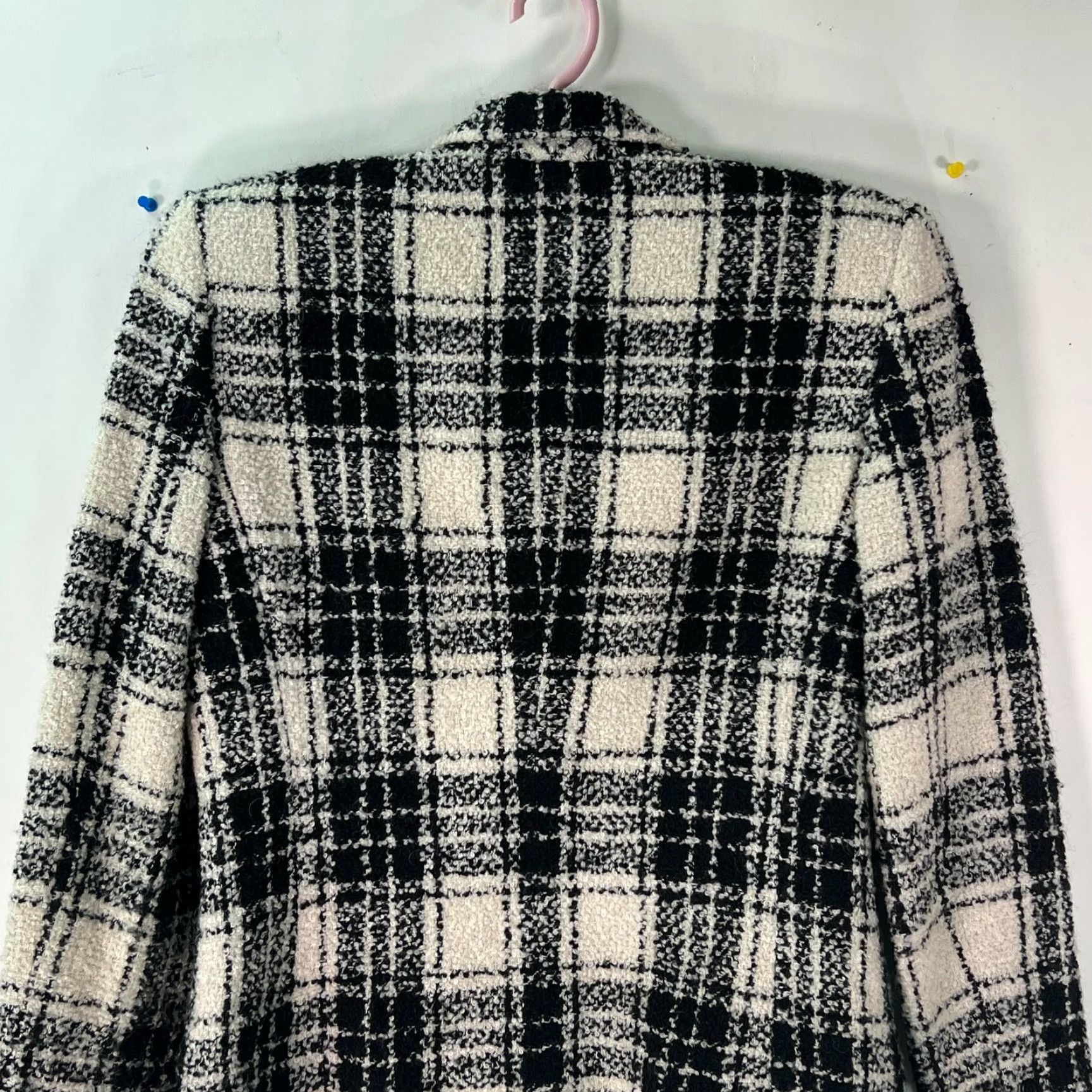 Liz Claiborne VTG Liz Claiborne Collection Womens Black Wool Blend Button Front Jacket Size 12 Size XL / US 12-14 / IT 48-50 - 4 Thumbnail