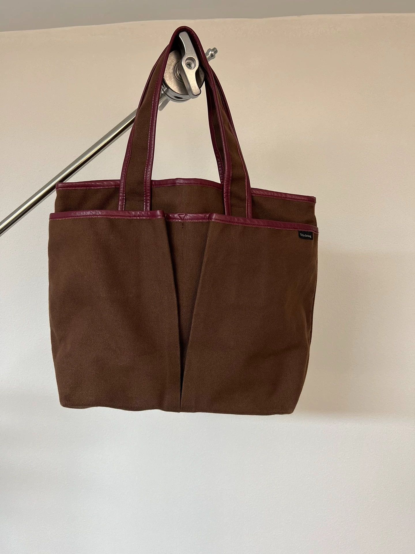 Yohji Yamamoto Yohji Yamamoto Colorblock Leather Tote Bag One Size Size ONE SIZE - 1 Thumbnail