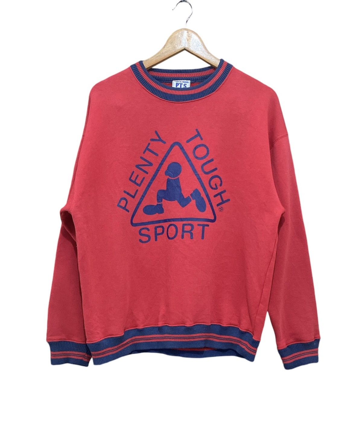 Japanese Brand × Vintage Vintage 90s plenty tough sport sweatshirt big logo Size US L / EU 52-54 / 3 - 1 Thumbnail