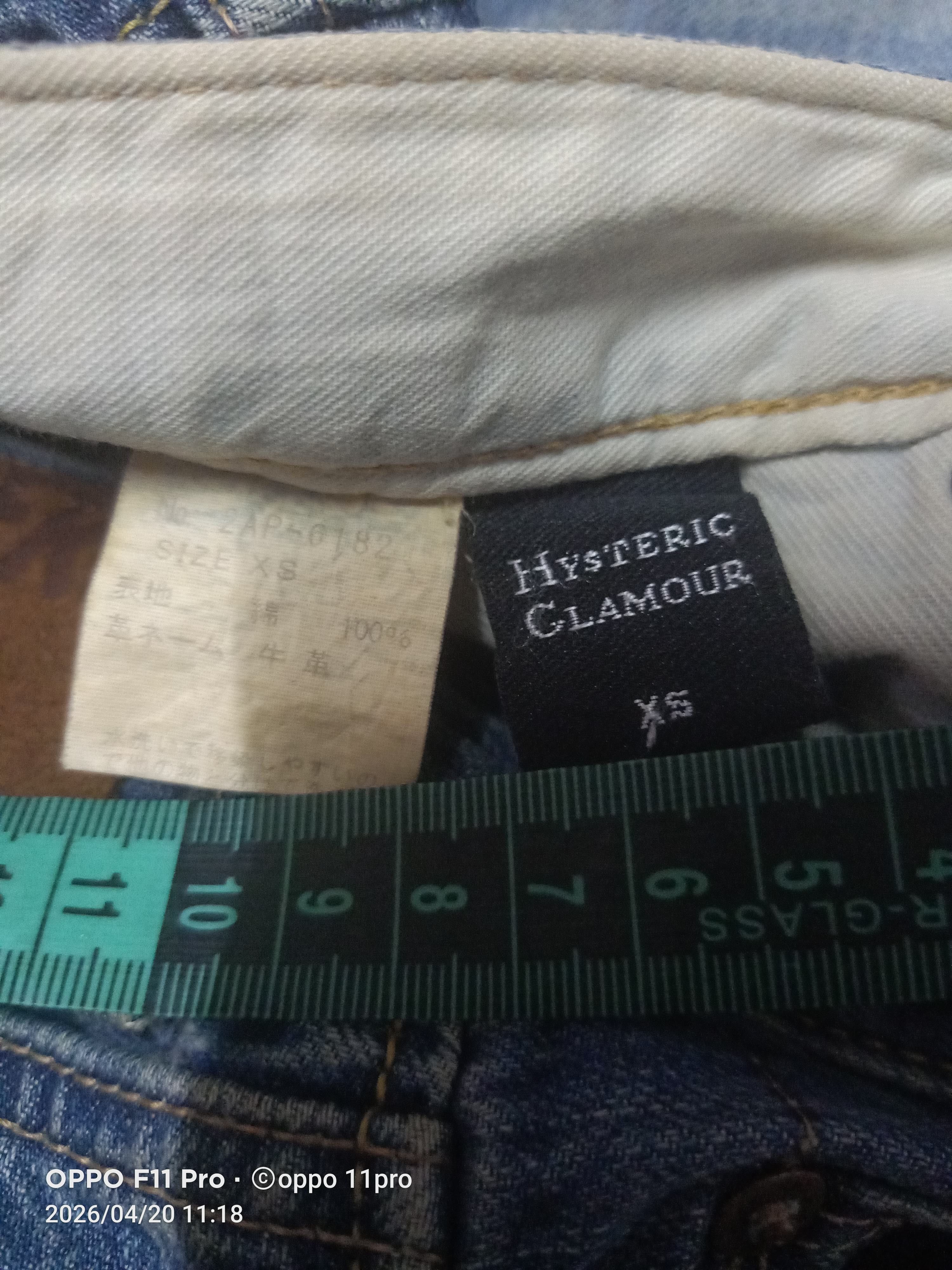 Hysteric Glamour 💥 Hystric Glamour Selvedge Flare Denim 💥 Size US 28 / EU 44 - 12 Thumbnail