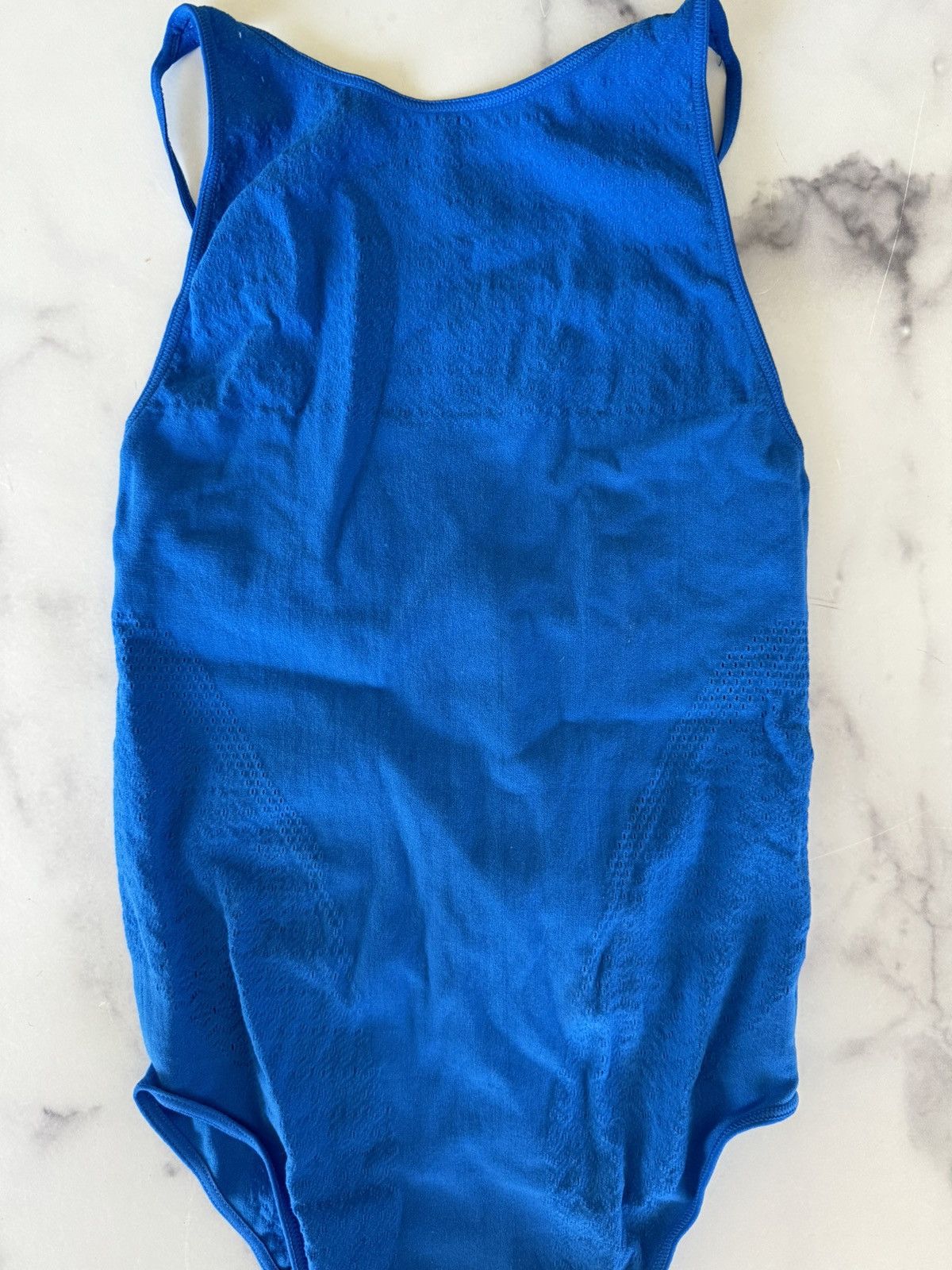 Zara Zara women’s electric royal blue mesh high neck bodysuit Size M / US 6-8 / IT 42-44 - 13 Thumbnail