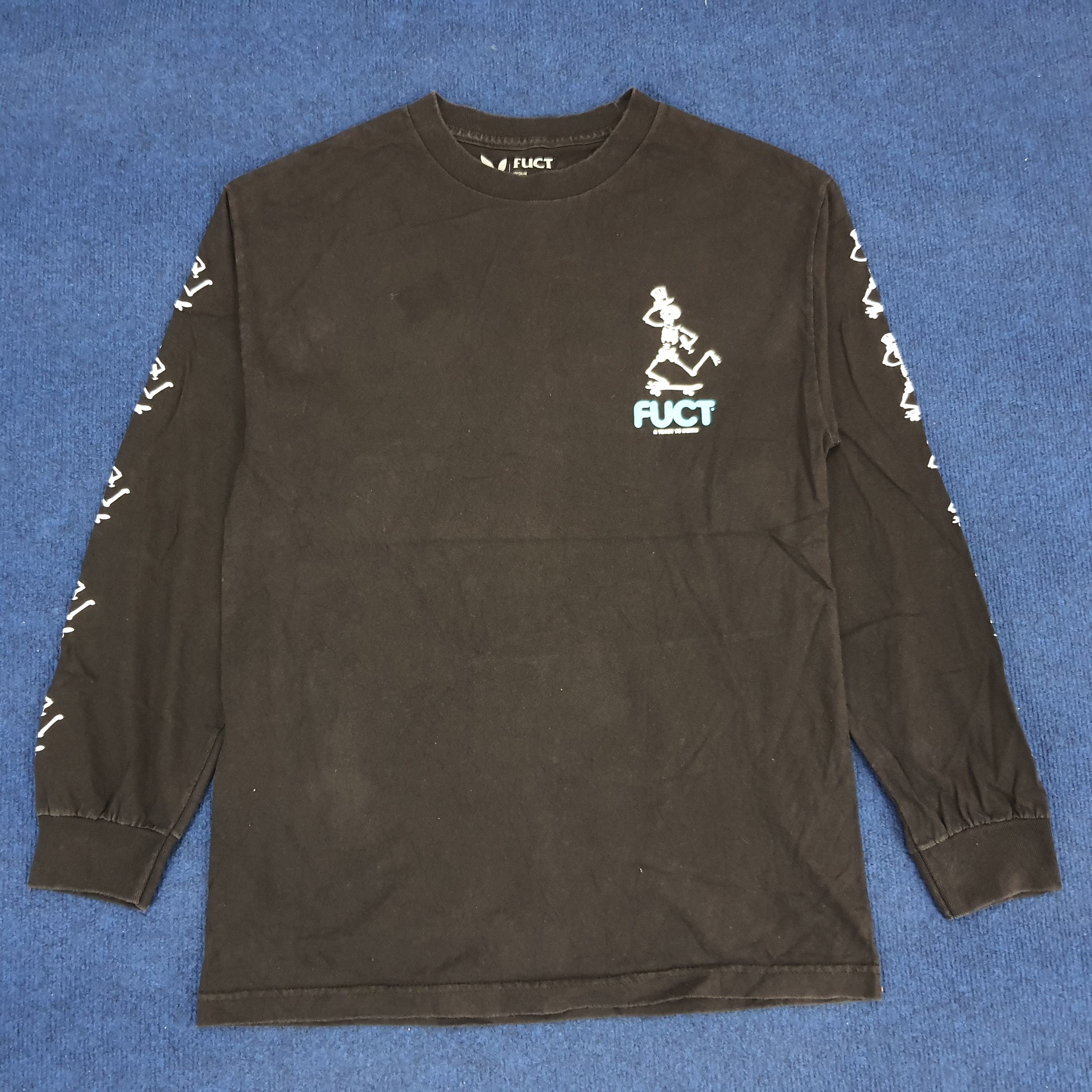 FUCT × Vintage Vintage FUCT A Toast To Death Skate T-shirt Size US M / EU 48-50 / 2 - 3 Thumbnail