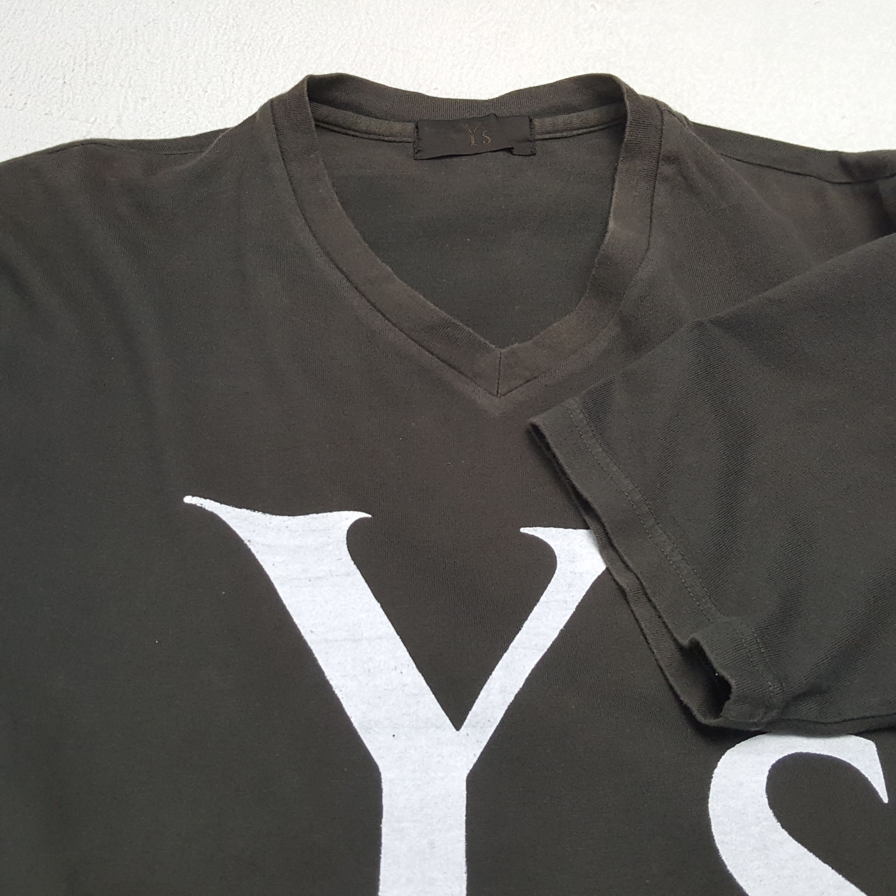 Y'S YOHJI YAMAMOTO Designer Brand Custom Art Logo Tshirt
